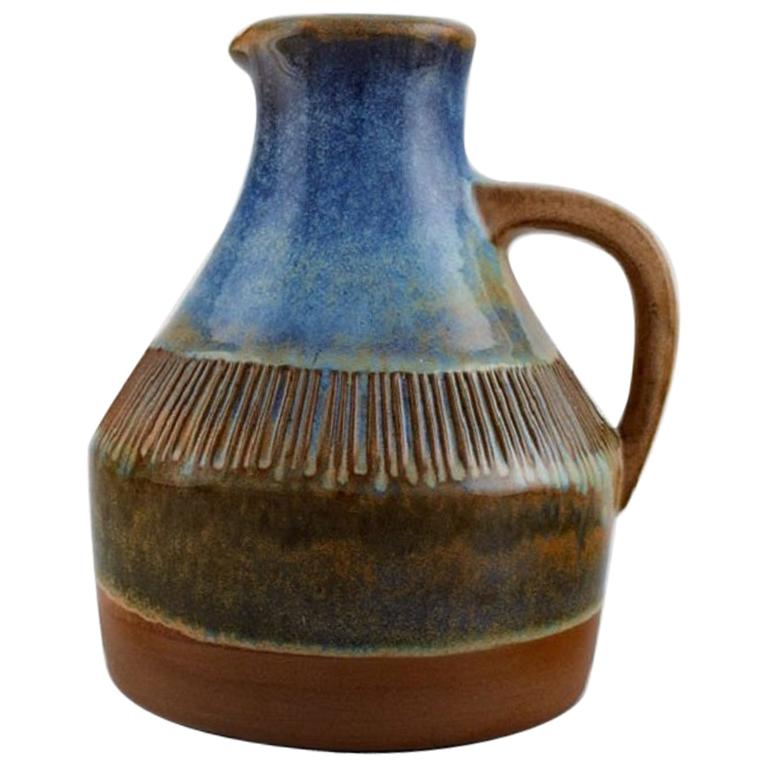 Michael Andersen, Denmark, Large Jug in Glazed Ceramics, 1950s