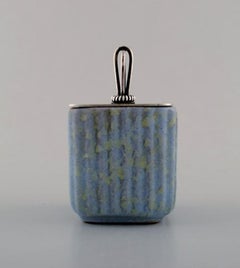 Michael Andersen, Denmark Marmelade Jar in Ceramics, Fluted Style