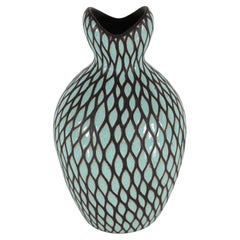 Michael Andersen RARO Vaso di Marianne Starck Turchese Danimarca 1960s