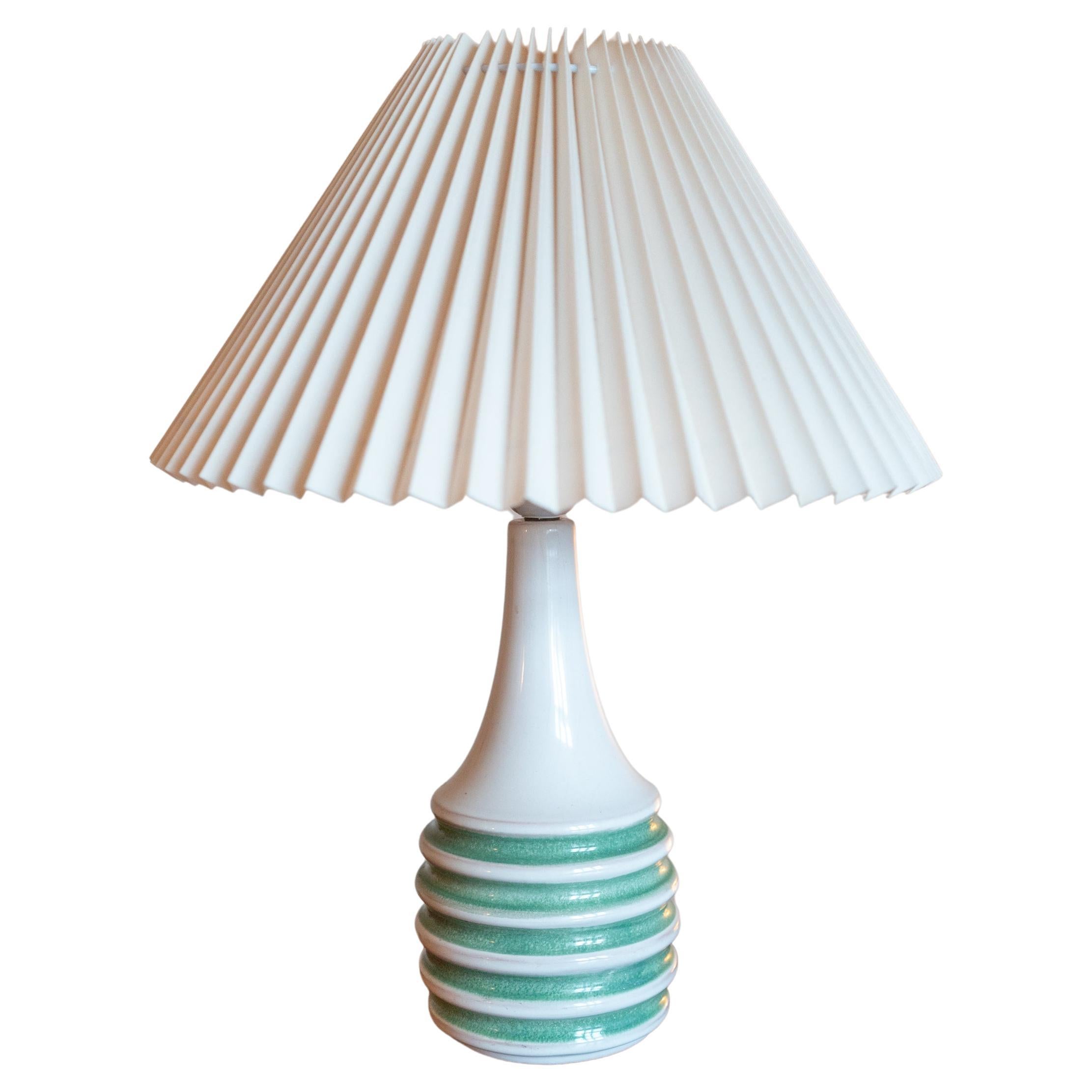 Michael Andersen & Son, Ceramic Table Lamp, Denmark, 1960s