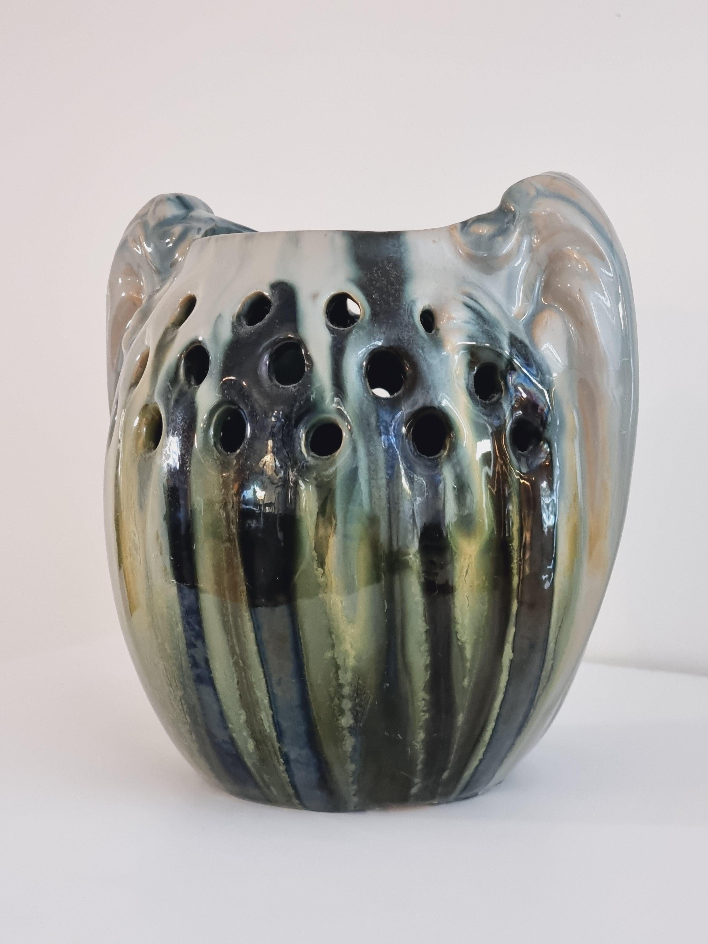 Michael Andersen & Son 'Ma&S', Rare Ceramic Vase, Jugend Early 20th C, Denmark For Sale 4