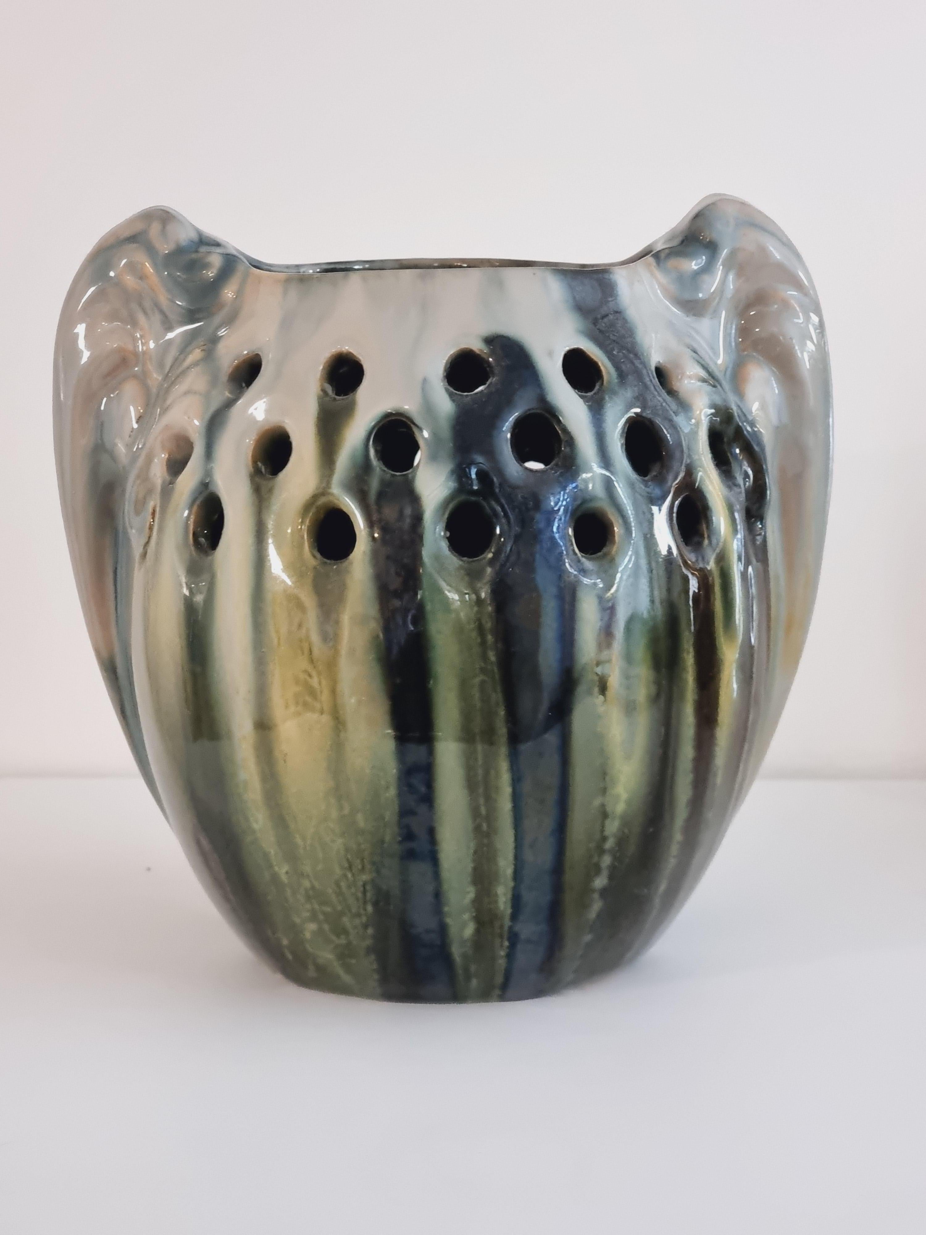 Michael Andersen & Son 'Ma&S', Rare Ceramic Vase, Jugend Early 20th C, Denmark For Sale 5