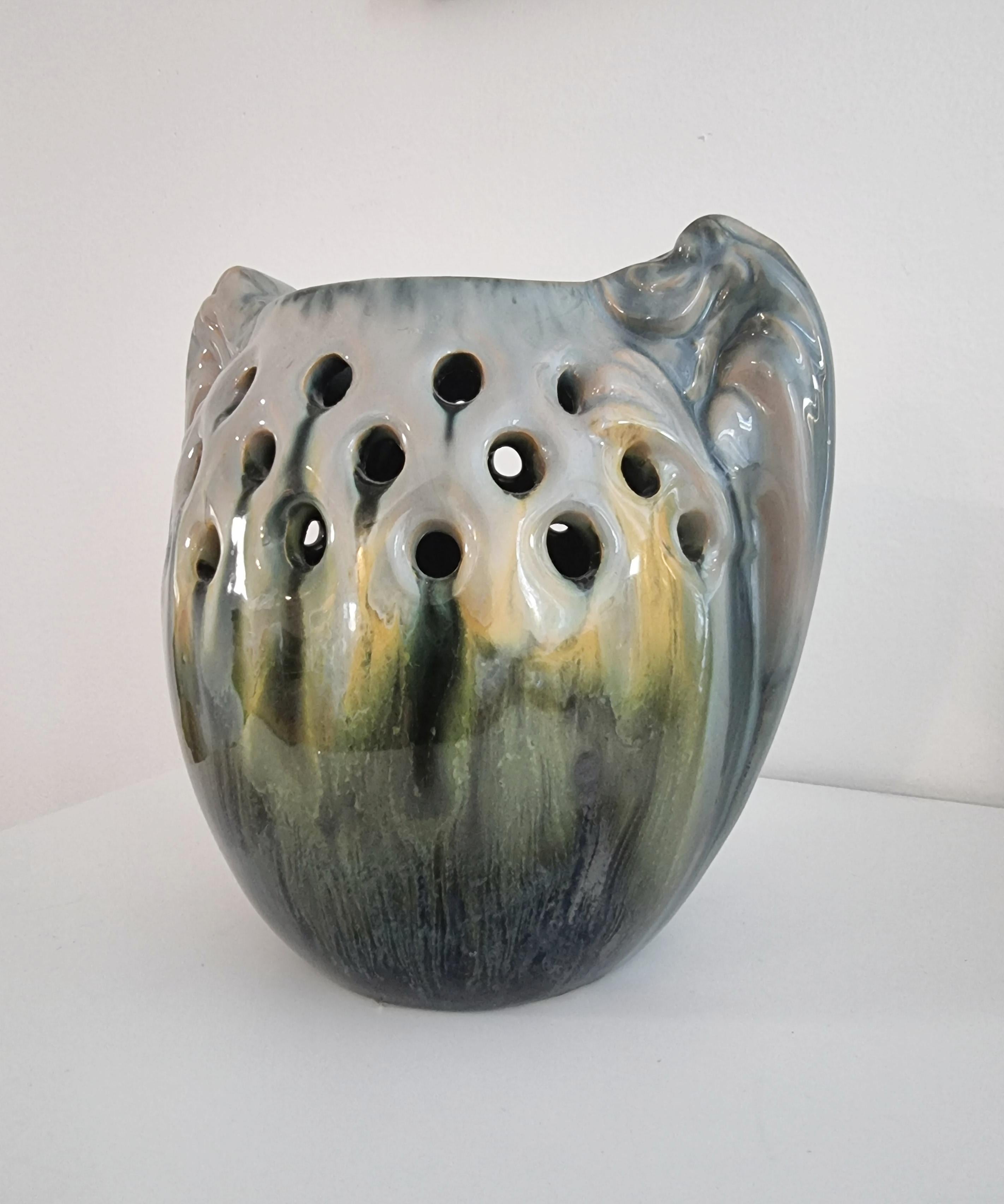Michael Andersen & Son (MA&S  Vase en céramique rare, Jugend, début du XXe siècle, Danemark  en vente 9