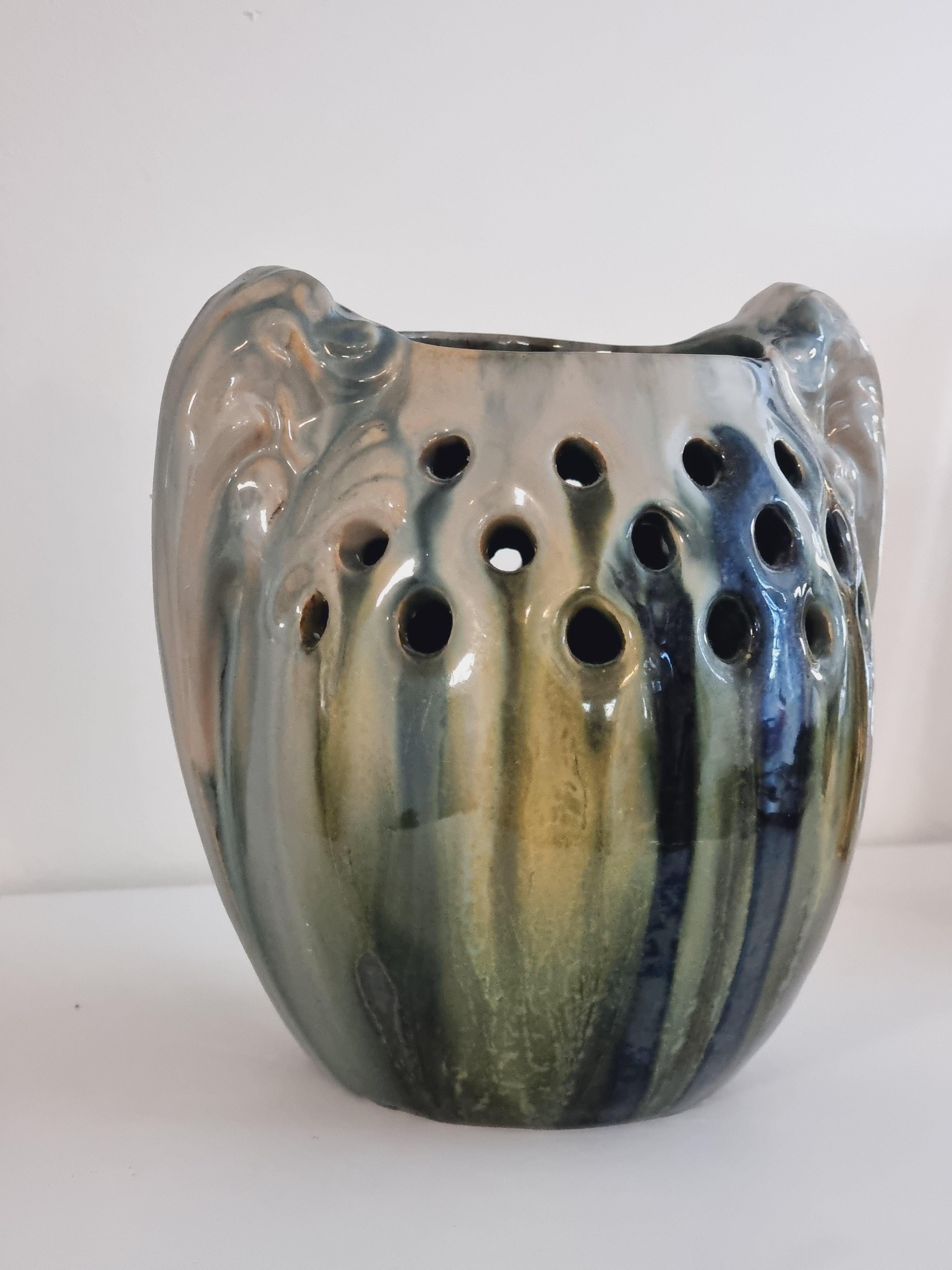 Michael Andersen & Son 'Ma&S', Rare Ceramic Vase, Jugend Early 20th C, Denmark For Sale 2