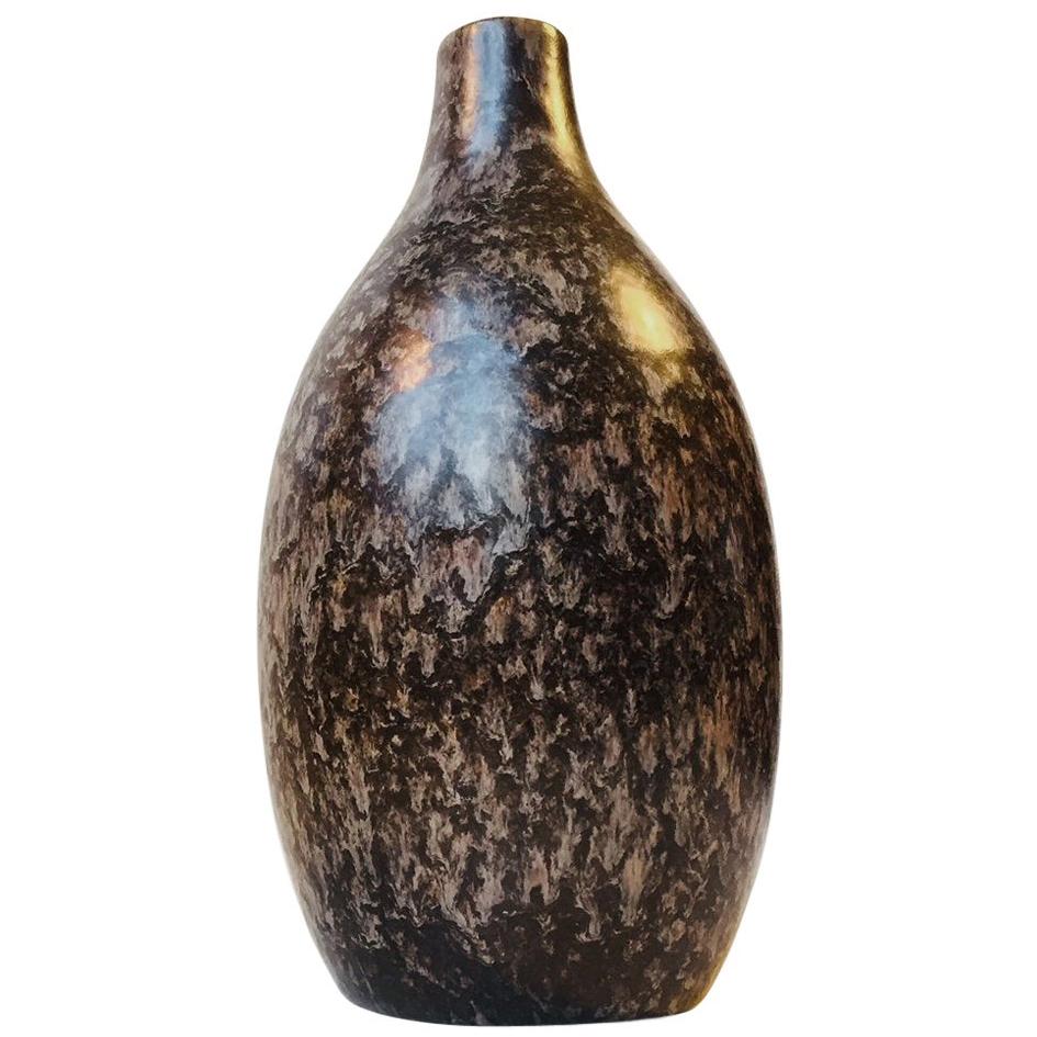 Michael Andersen & Son Ovoid Vase in Earthy Glazes, 1940s For Sale
