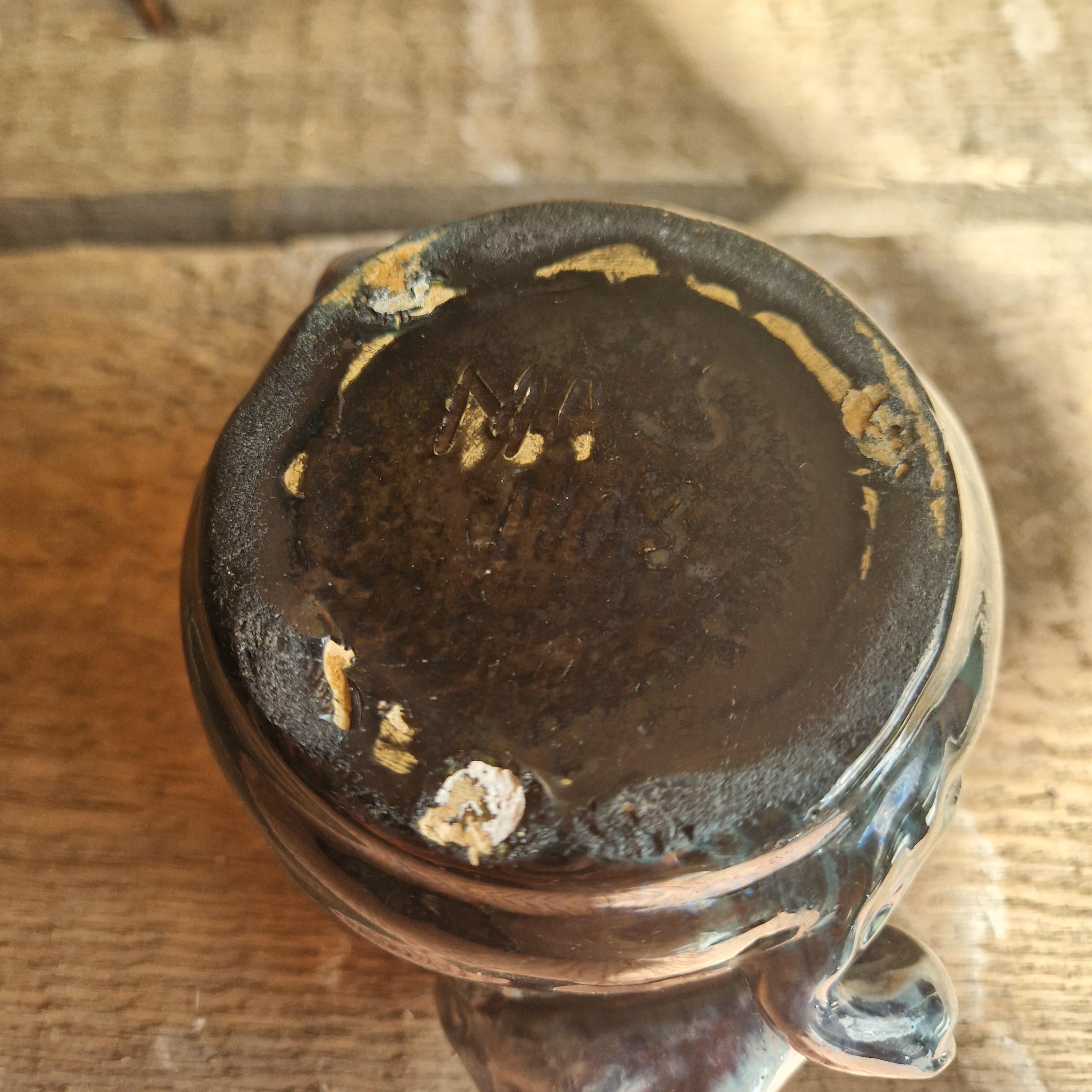 Michael Andersen & Son, Vase, Jugend, Denmark, stoneware en vente 3