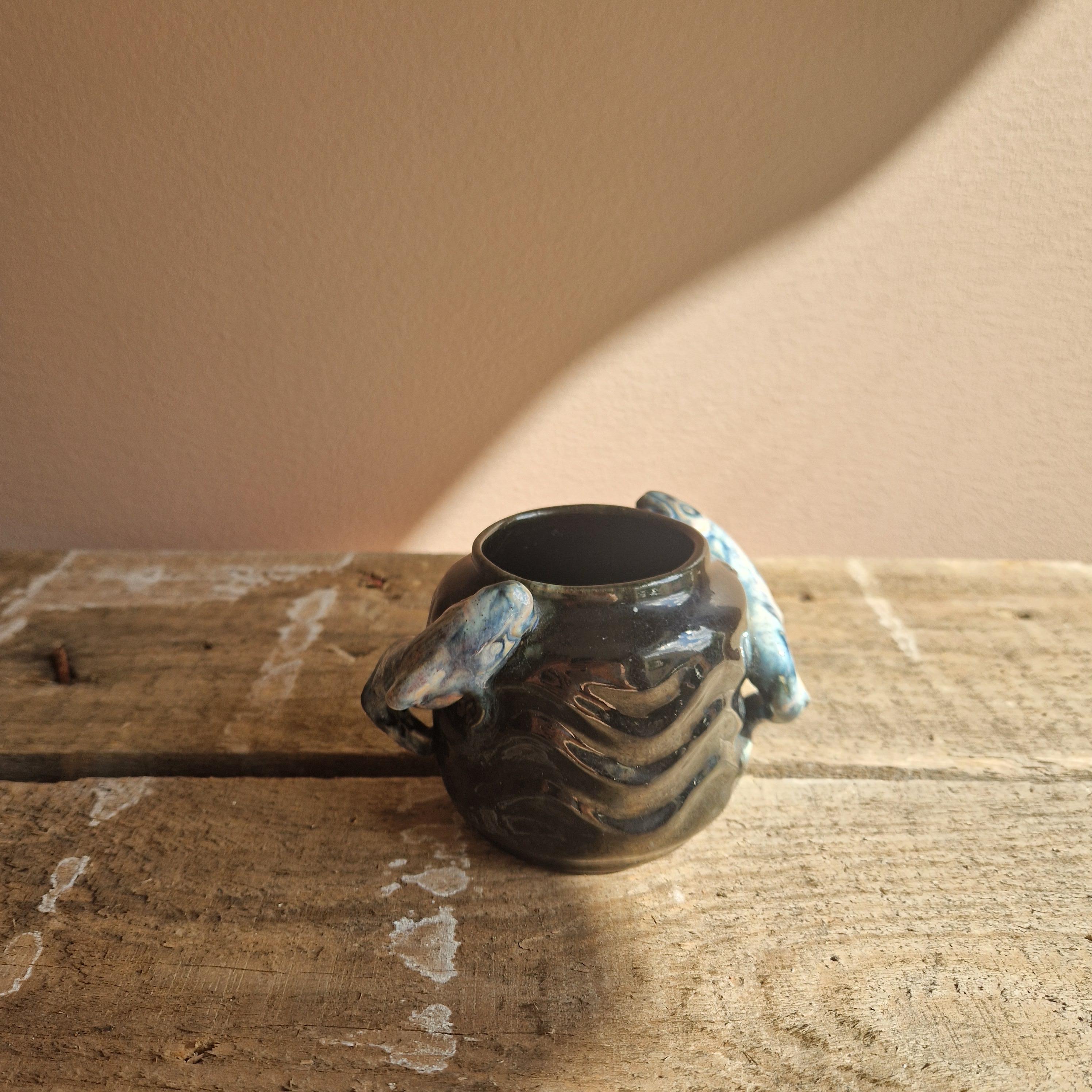 Danois Michael Andersen & Son, Vase, Jugend, Denmark, stoneware en vente