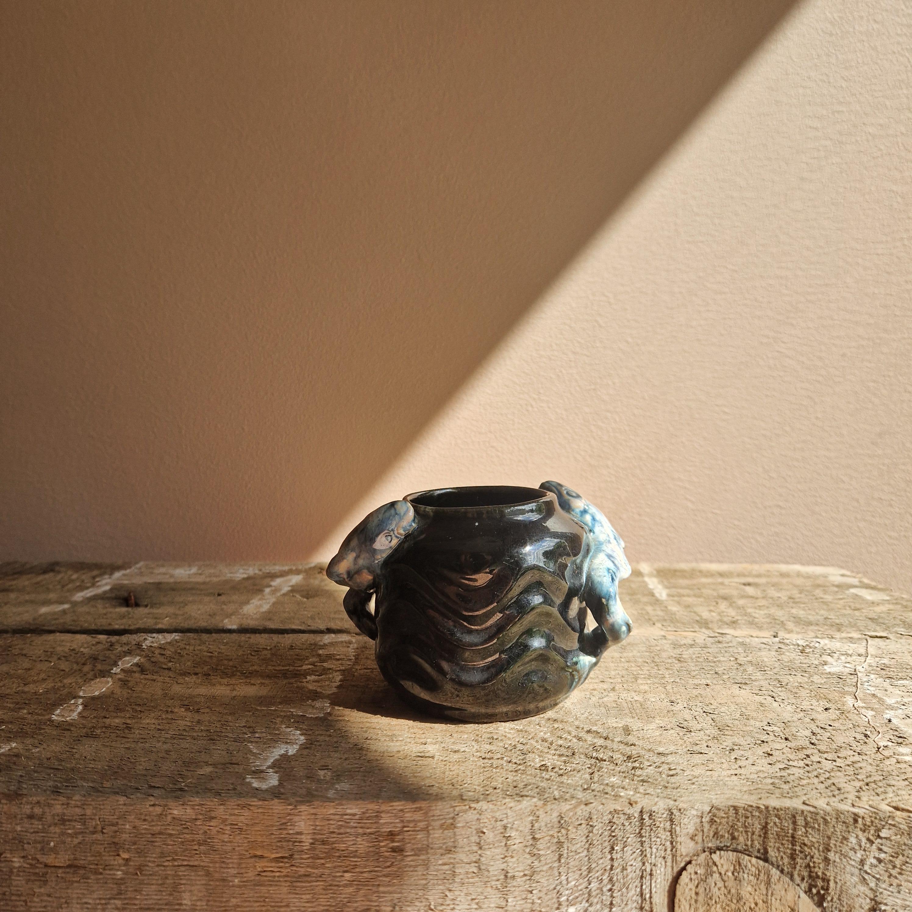 Michael Andersen & Son, Vase, Jugend, Denmark, stoneware Bon état - En vente à Stockholm, SE