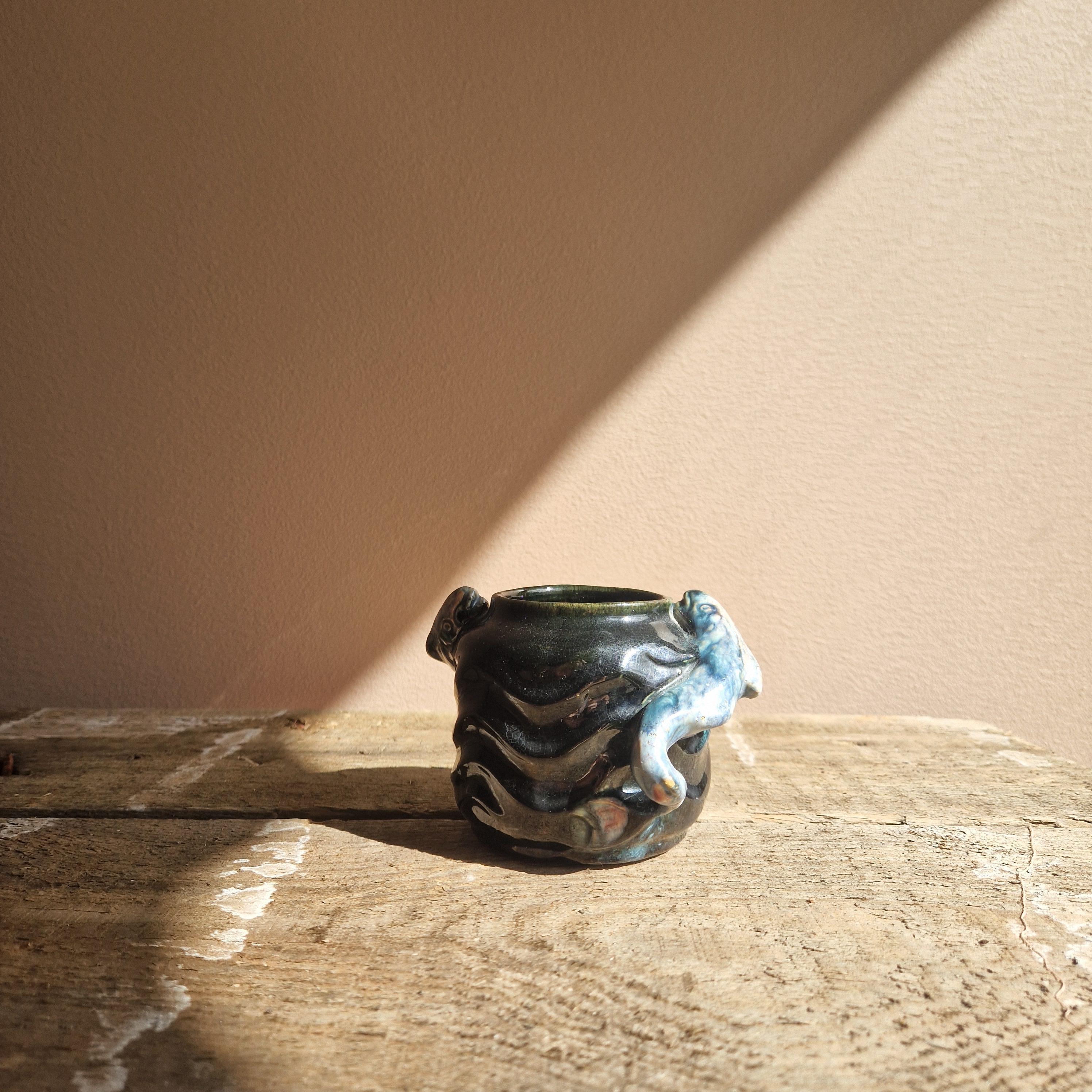 Michael Andersen & Son, Vase, Jugend, Denmark, stoneware en vente 1