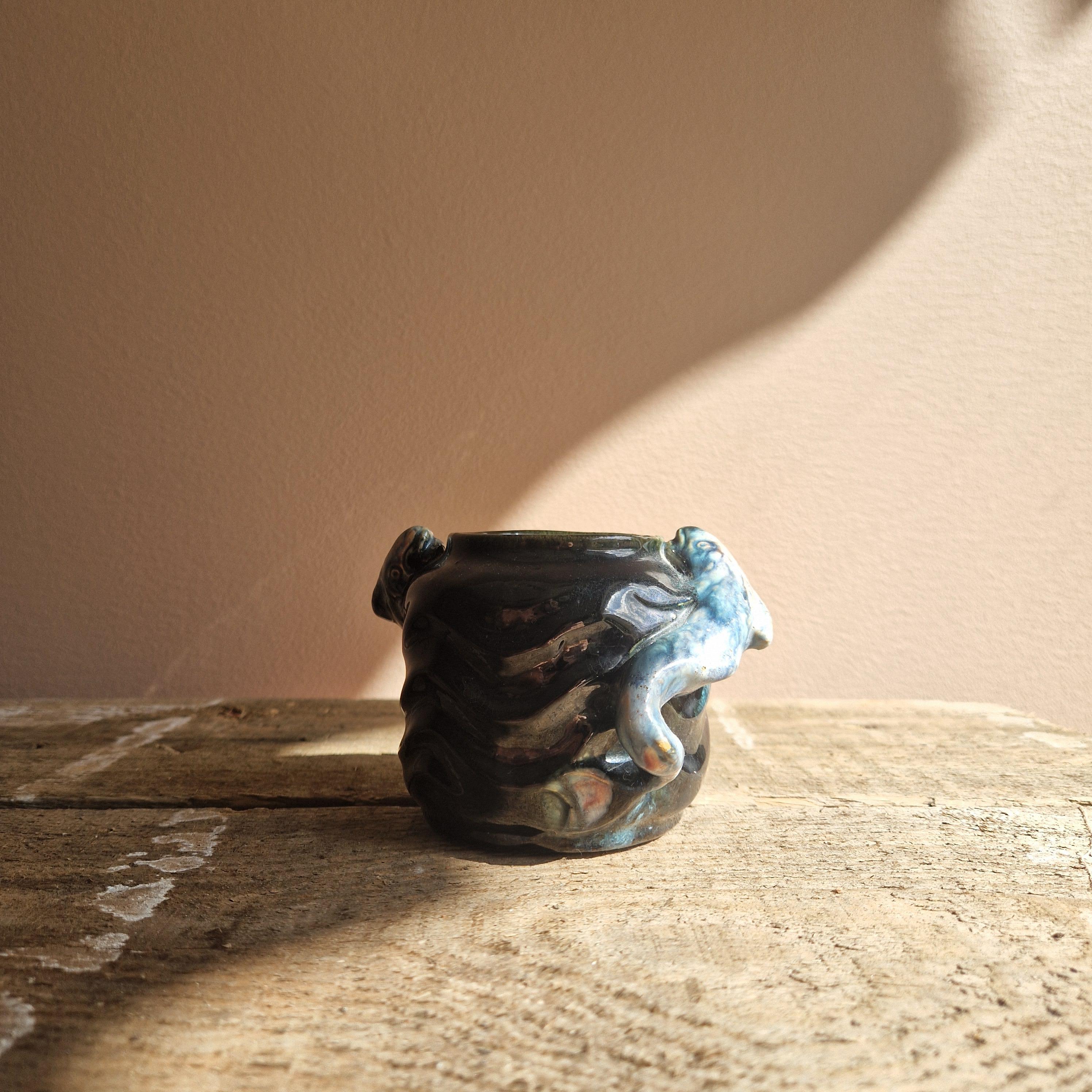 Michael Andersen & Son, Vase, Jugend, Denmark, stoneware en vente 2