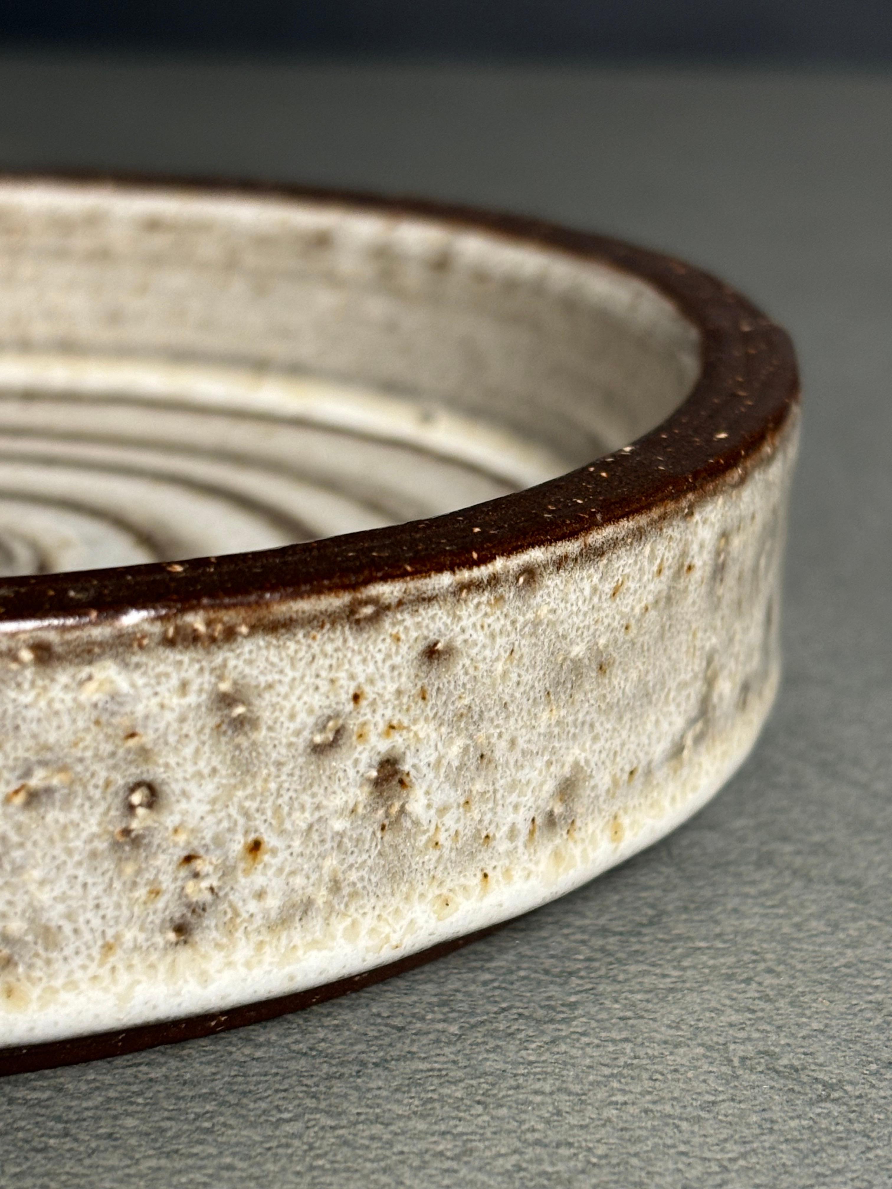 1950s Michael Andersen Spiral Decor Vide-Poche, Denmark In Good Condition For Sale In Copenhagen, DK