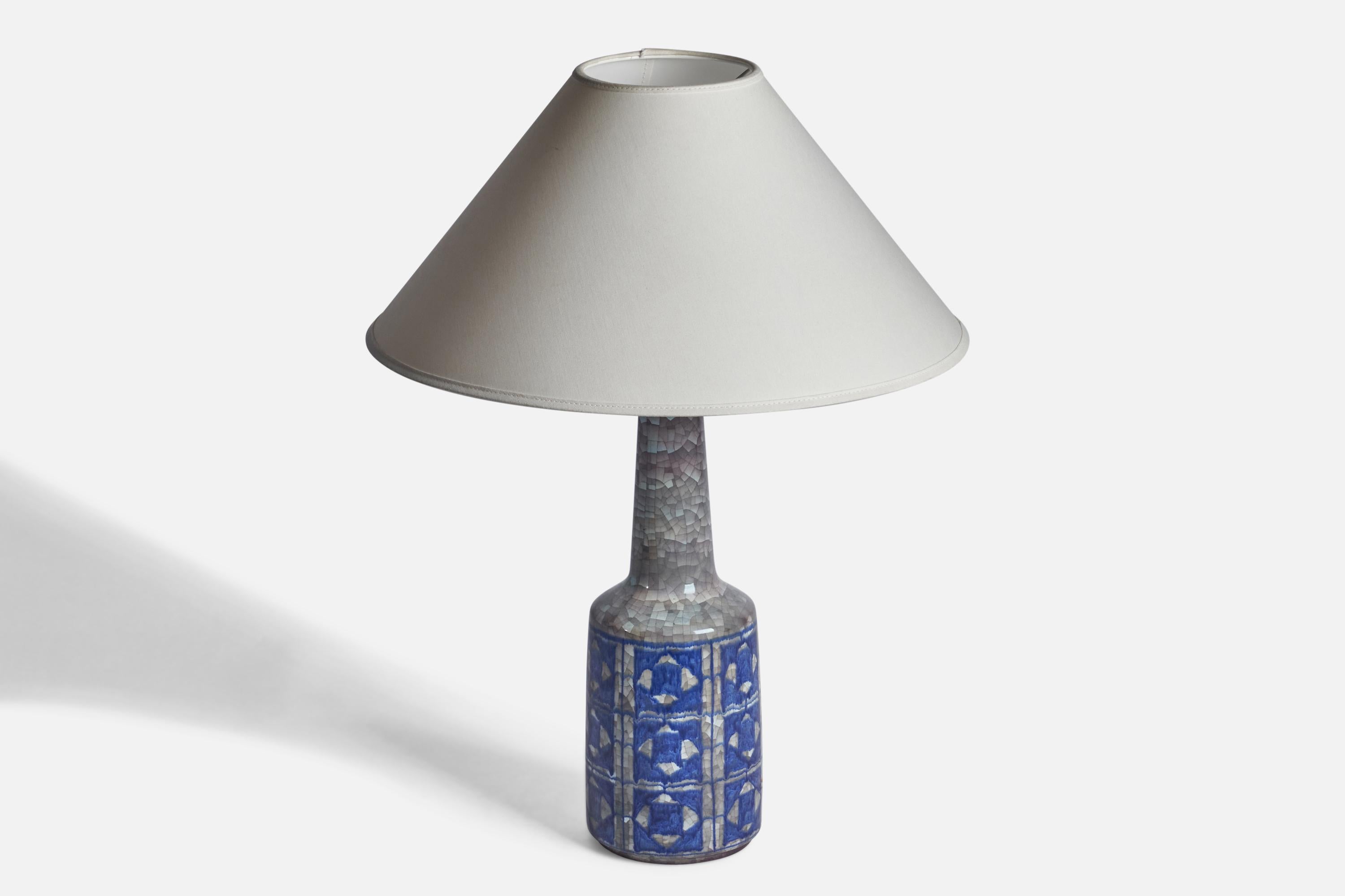 Mid-Century Modern Michael Andersen, Table Lamp, Stoneware, Denmark, 1950s For Sale