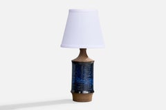 Michael Andersen, Table Lamp, Stoneware, Denmark, 1960s