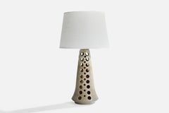 Michael Andersen, Table Lamp, Stoneware, Denmark, 1960s