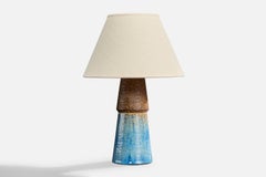 Michael Andersen, Table Lamp, Stoneware, Denmark, 1960s