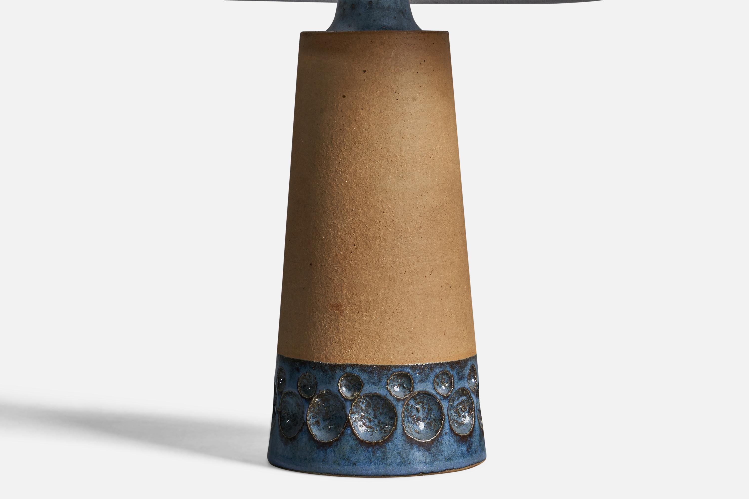 Scandinavian Modern Michael Andersen, Table Lamp, Stoneware, Denmark, 1960s For Sale