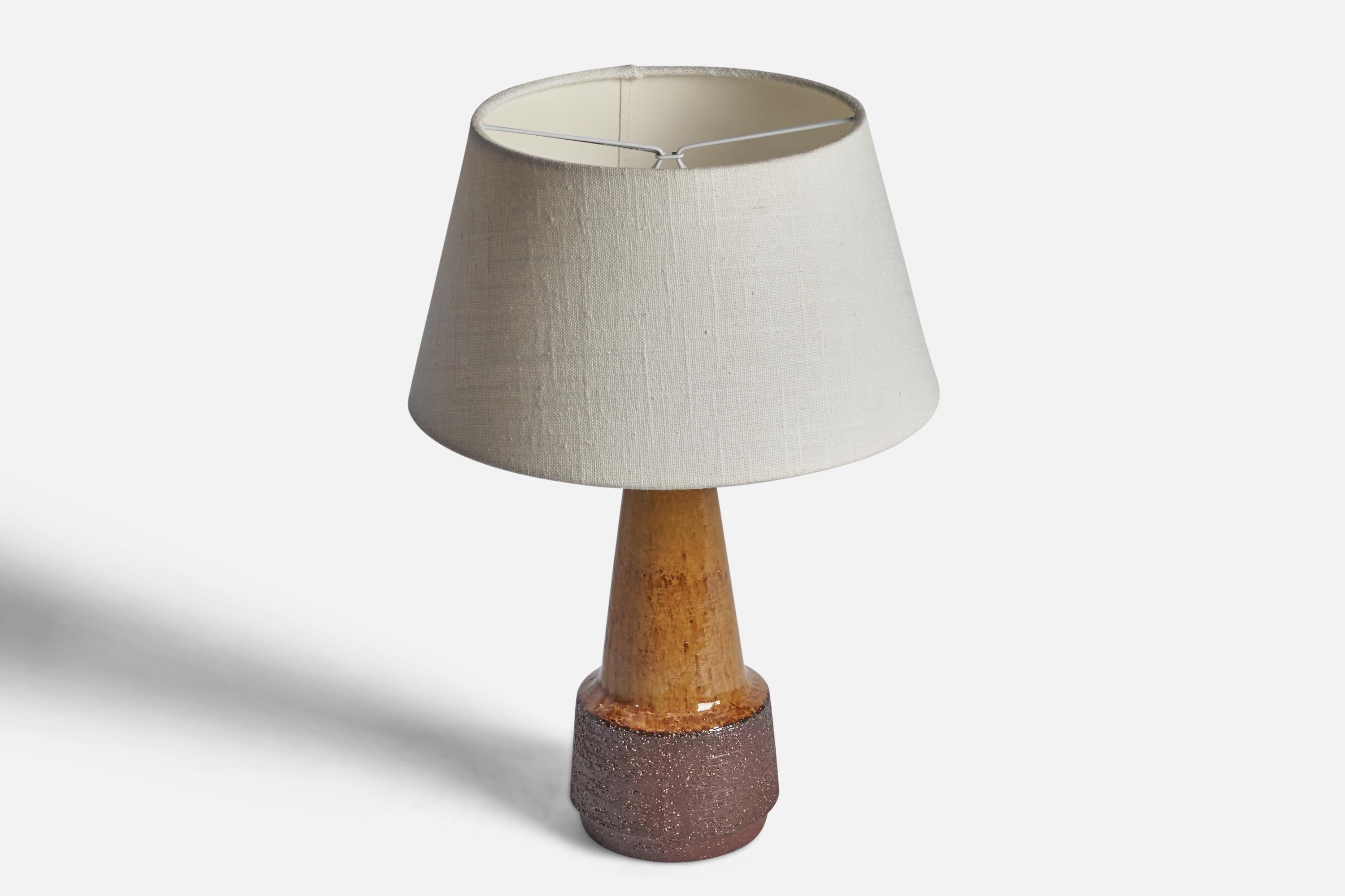 Mid-Century Modern Michael Andersen, Table Lamp, Stoneware, Denmark, 1960s For Sale