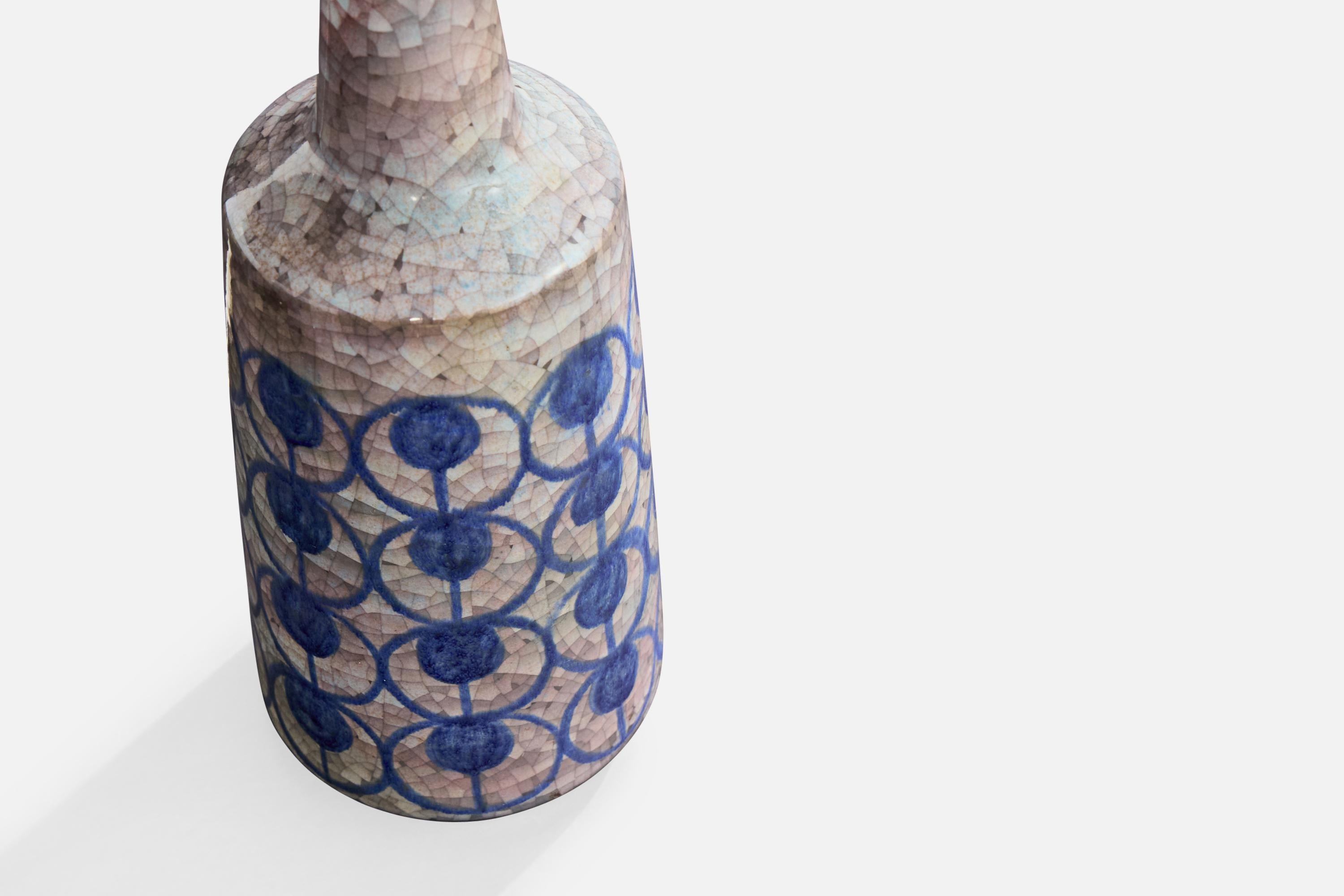 Michael Andersen, Table Lamp, Stoneware, Denmark, 1960s Danés en venta
