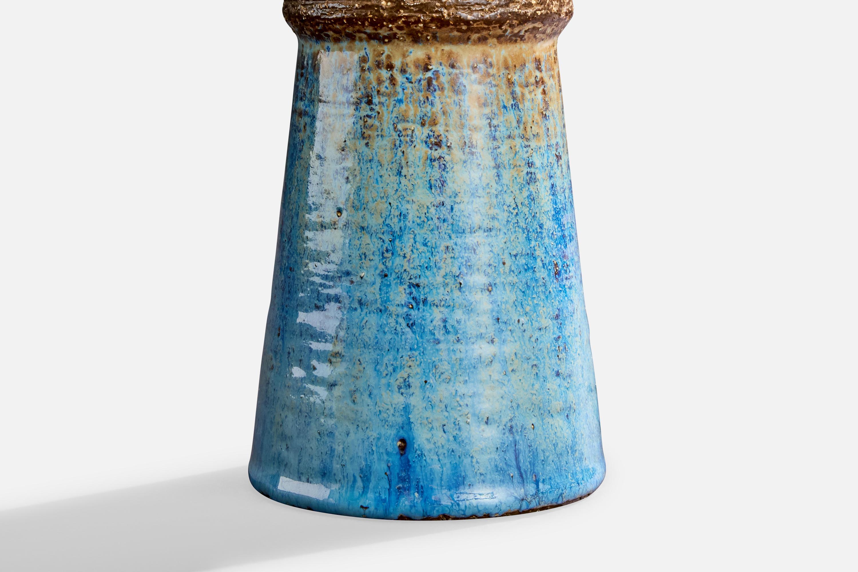 Milieu du XXe siècle Michael Andersen, lampe de table, grès, Danemark, années 1960 en vente