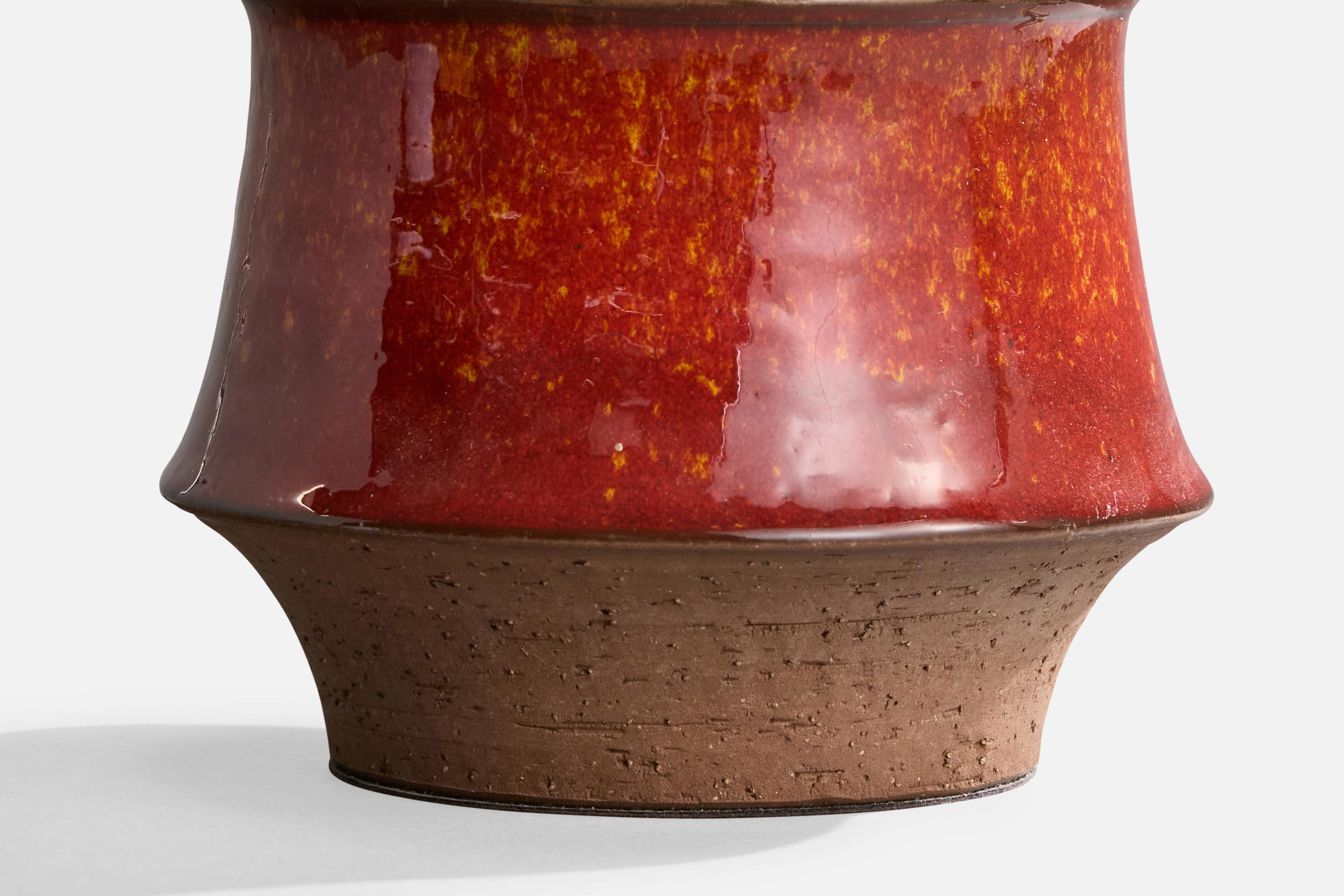Mid-20th Century Michael Andersen, Table Lamp, Stoneware, Denmark, 1960s For Sale