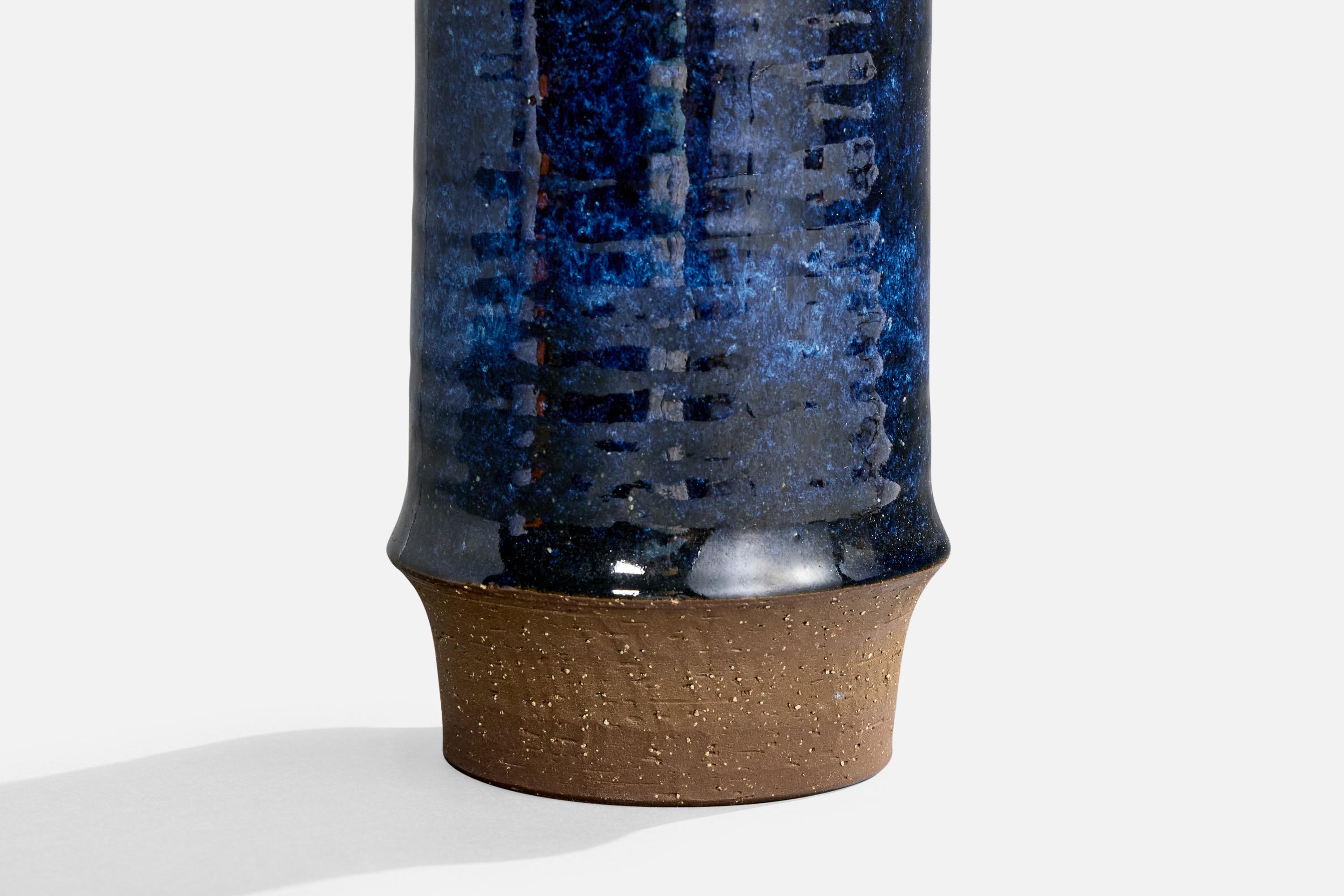 Mid-20th Century Michael Andersen, Table Lamp, Stoneware, Denmark, 1960s For Sale