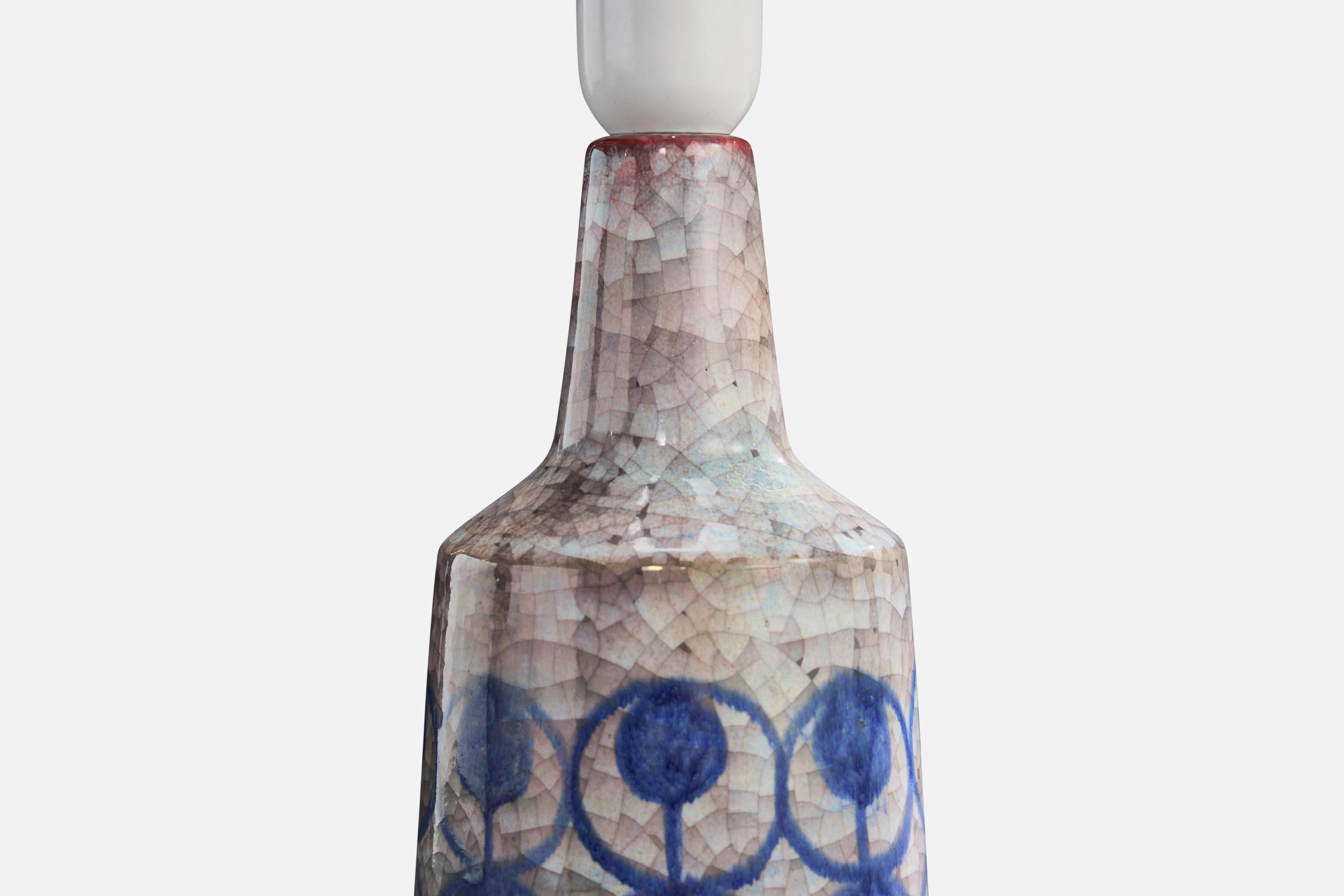 Michael Andersen, Table Lamp, Stoneware, Denmark, 1960s mediados del siglo XX en venta