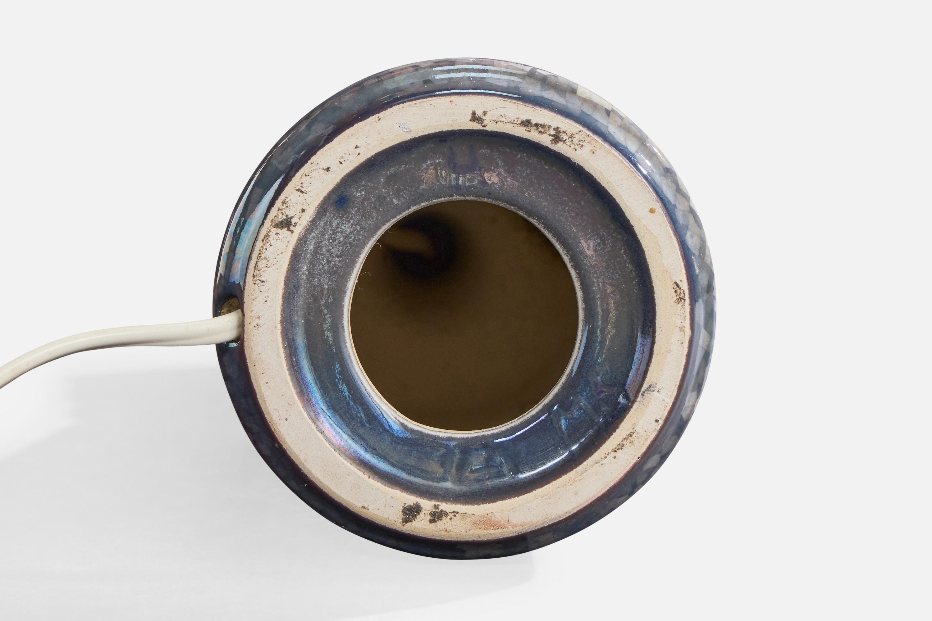 Michael Andersen, Table Lamp, Stoneware, Denmark, 1960s en venta 1