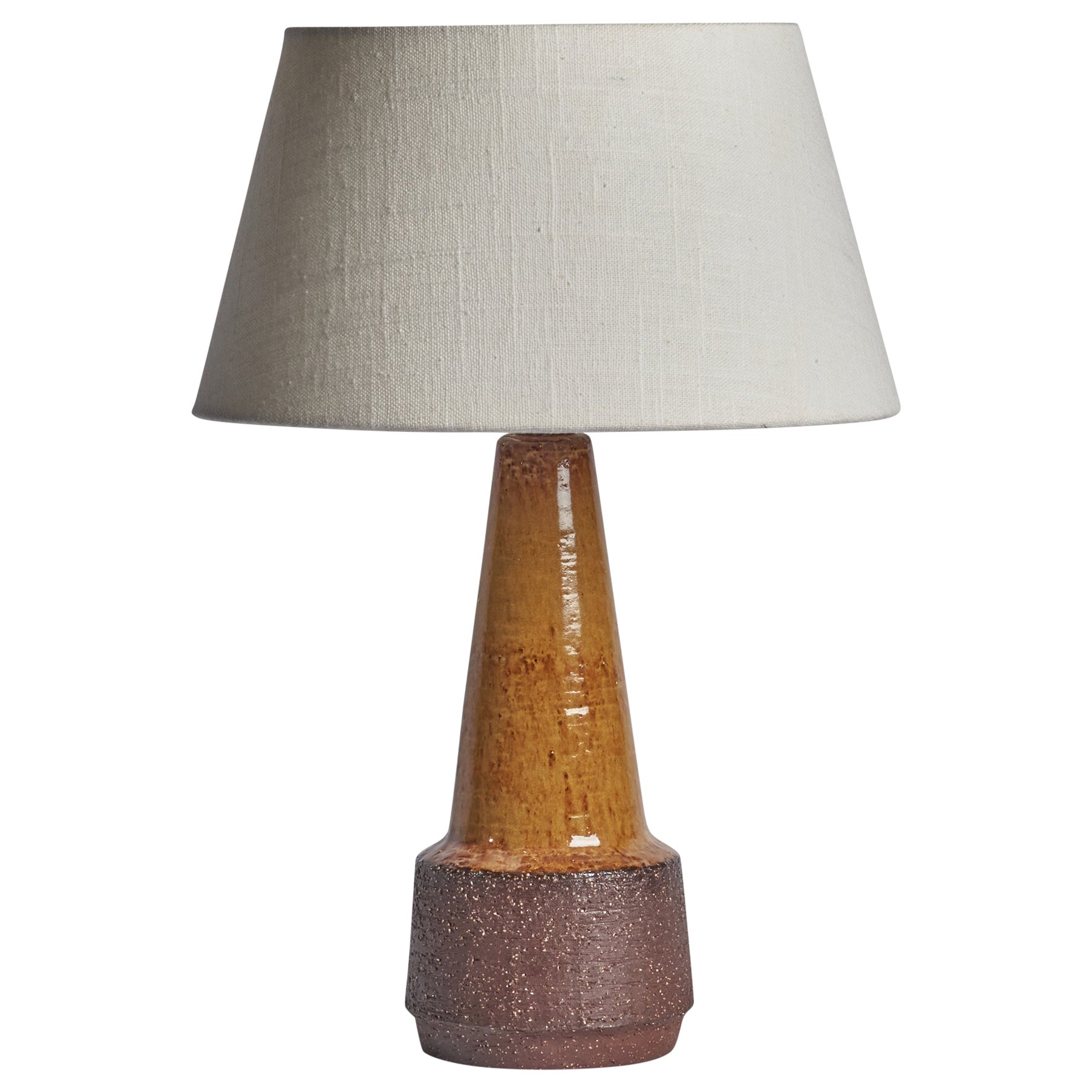 Michael Andersen, Tischlampe, Steingut, Dänemark, 1960er Jahre