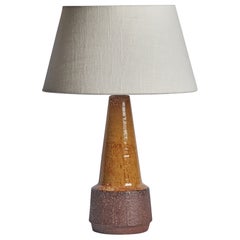 Michael Andersen, Tischlampe, Steingut, Dänemark, 1960er Jahre