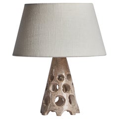 Michael Andersen, Tischlampe, Steingut, Dänemark, 1960er Jahre