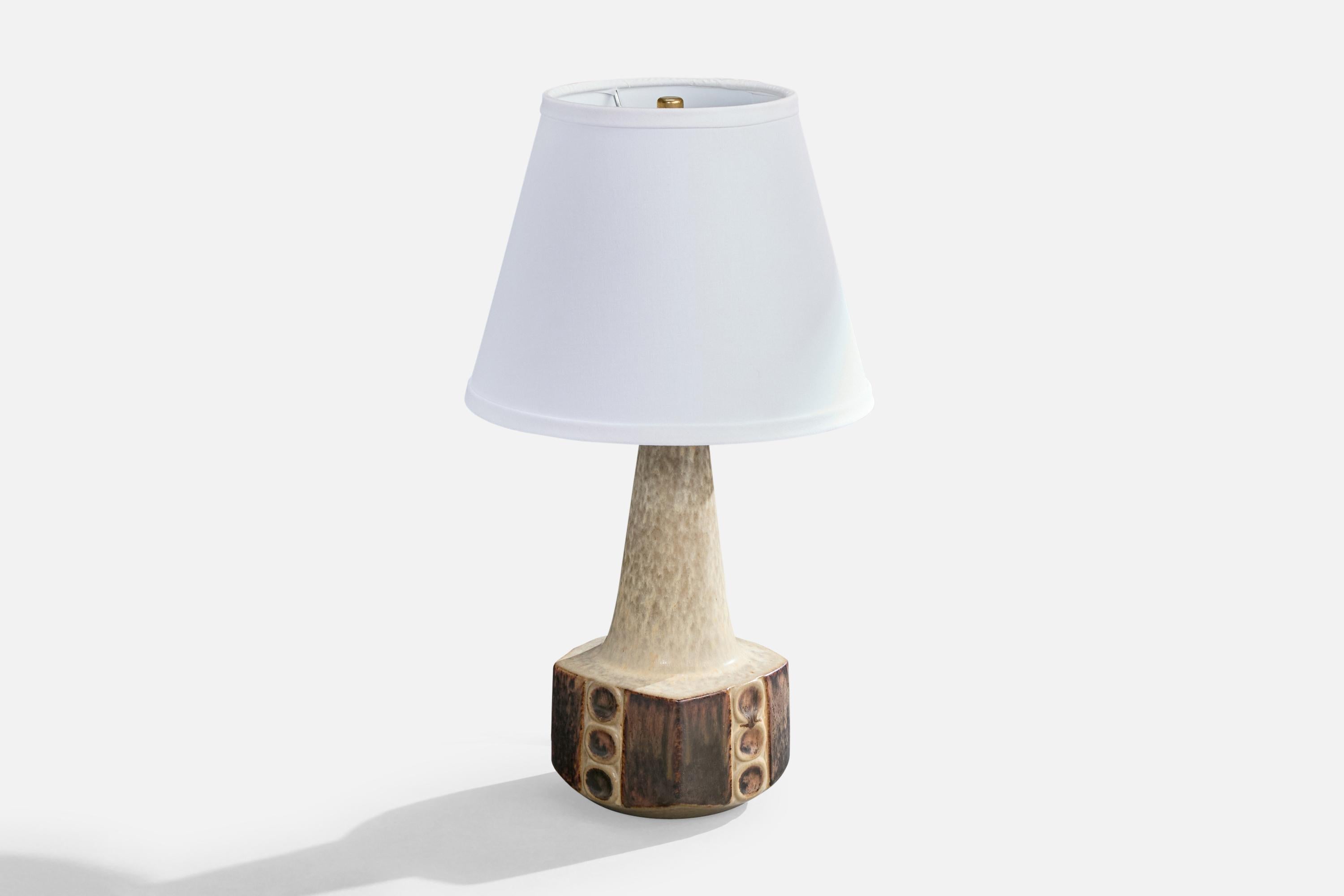 Danois Michael Andersen, lampes de table, grès, Danemark, années 1960 en vente