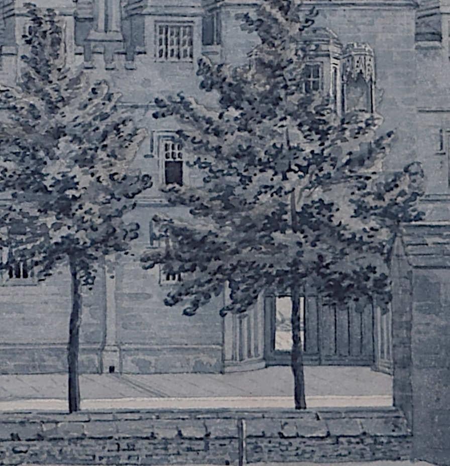 St John's College, Oxford (1783), acuarela de Michael Angelo Rooker en venta 3