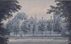 St John's College, Oxford (1783), acquerello di Michael Angelo Rooker