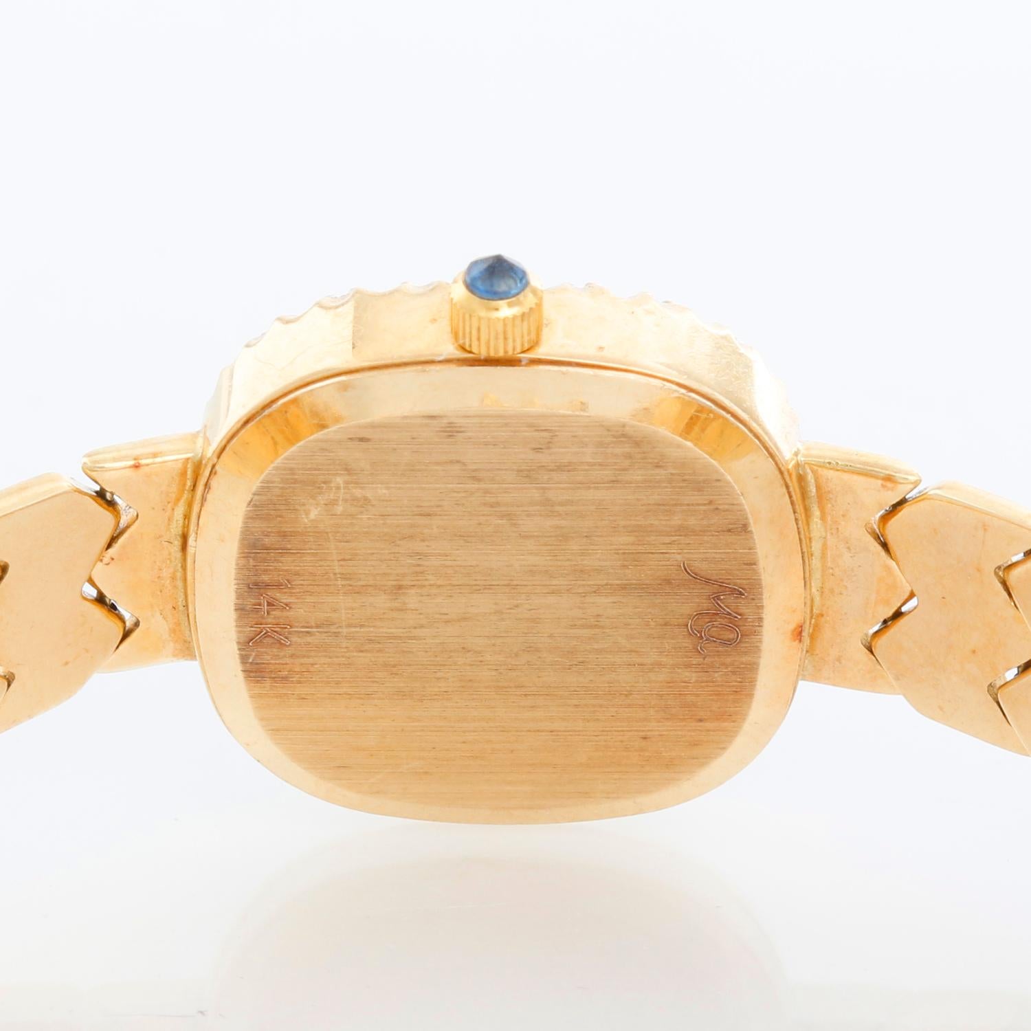 Michael Anthony: Classic Michael Anthony 14 Karat Gelbgold Uhr Damen