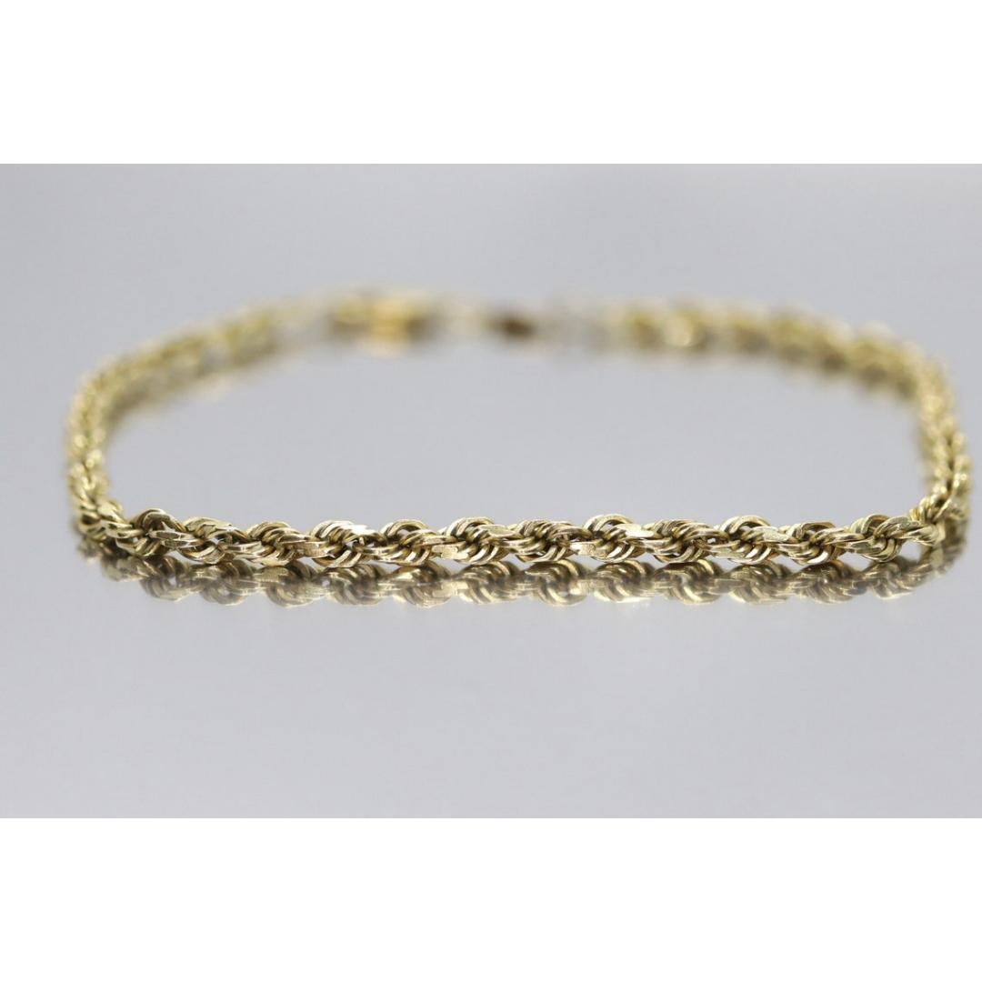 Michael Anthony MA Pulsera de cadena de cuerda de 14k en venta 6