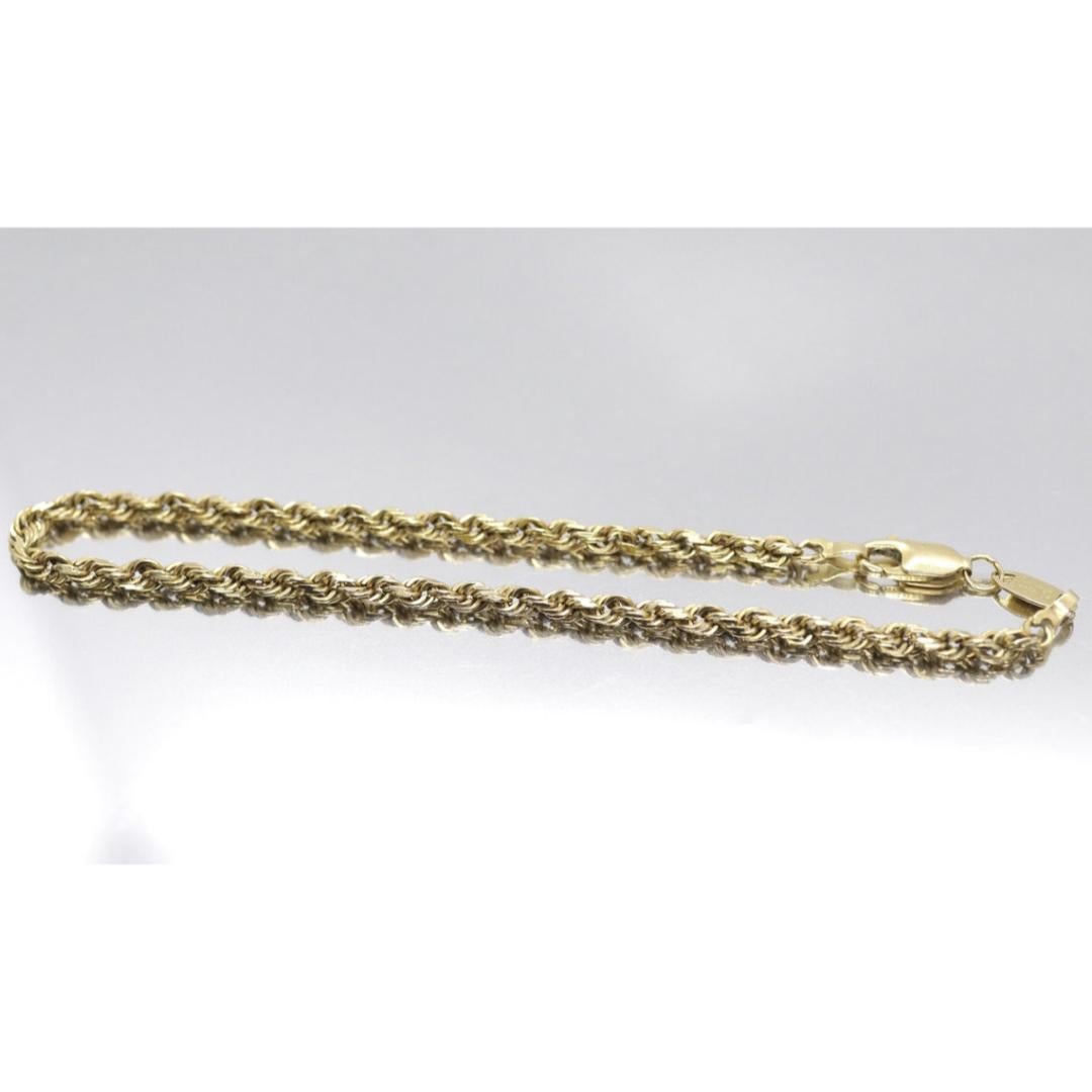 Michael Anthony MA Pulsera de cadena de cuerda de 14k en venta 7