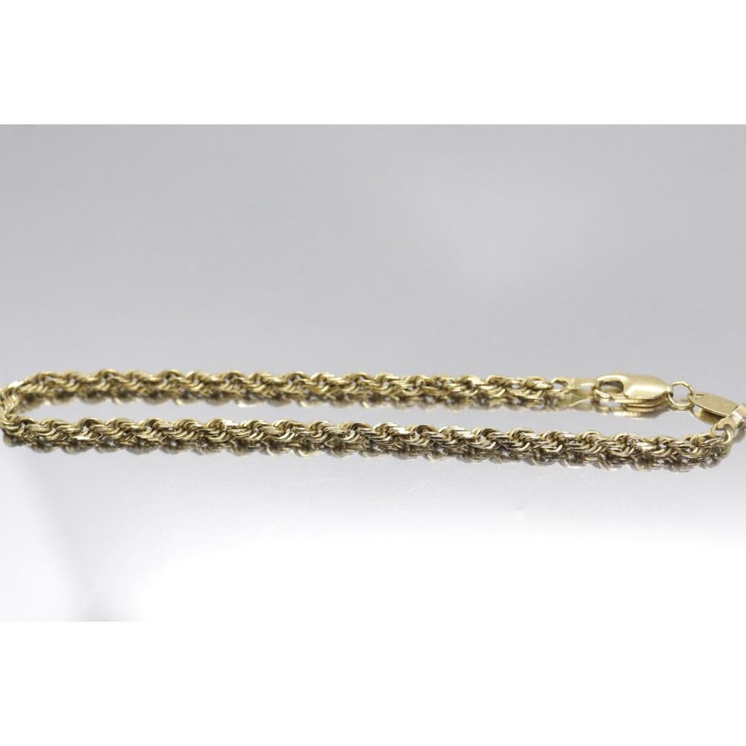 Michael Anthony MA Pulsera de cadena de cuerda de 14k en venta 5
