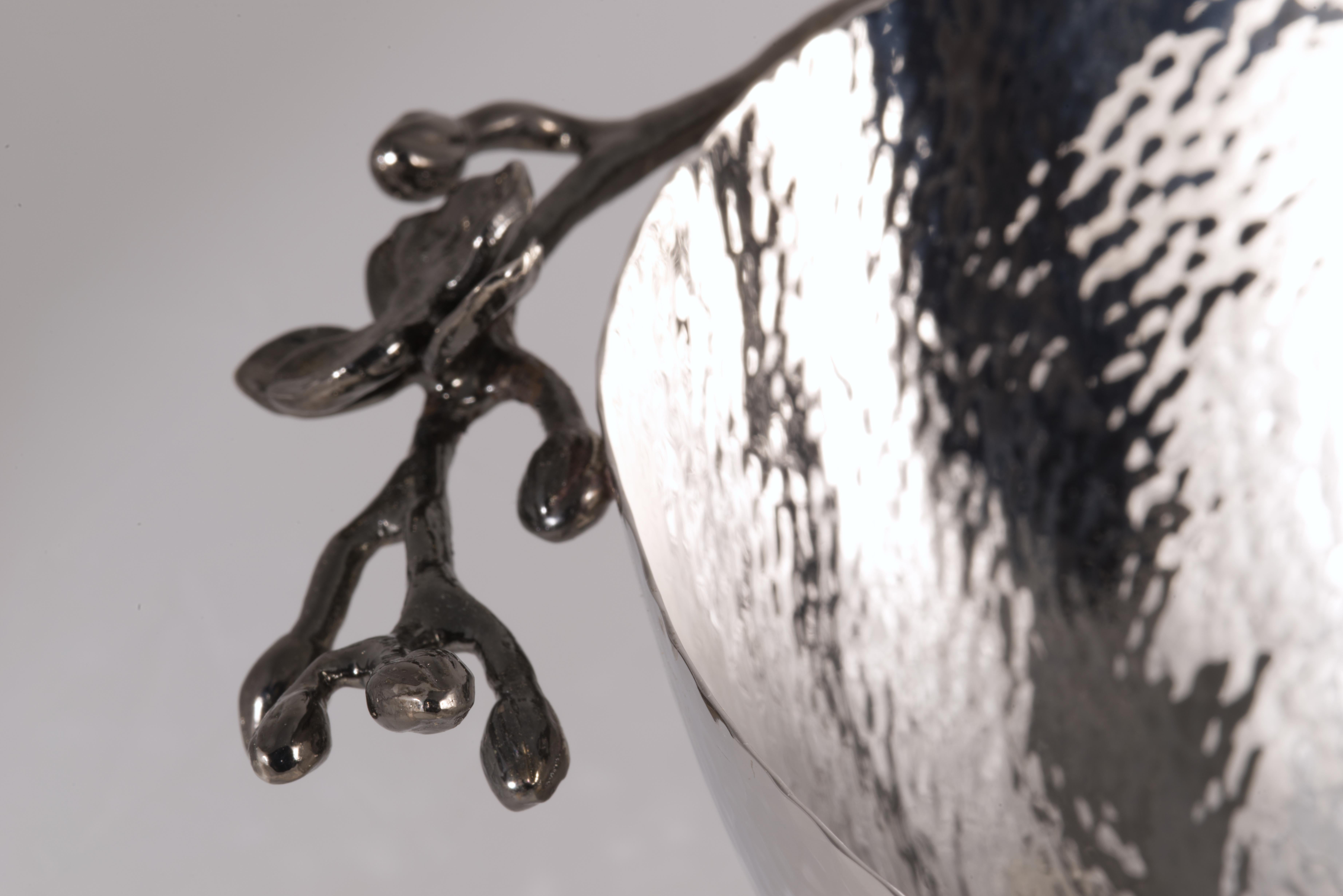 Mid-Century Modern Bol à orchidée noire de Michael Aram en vente