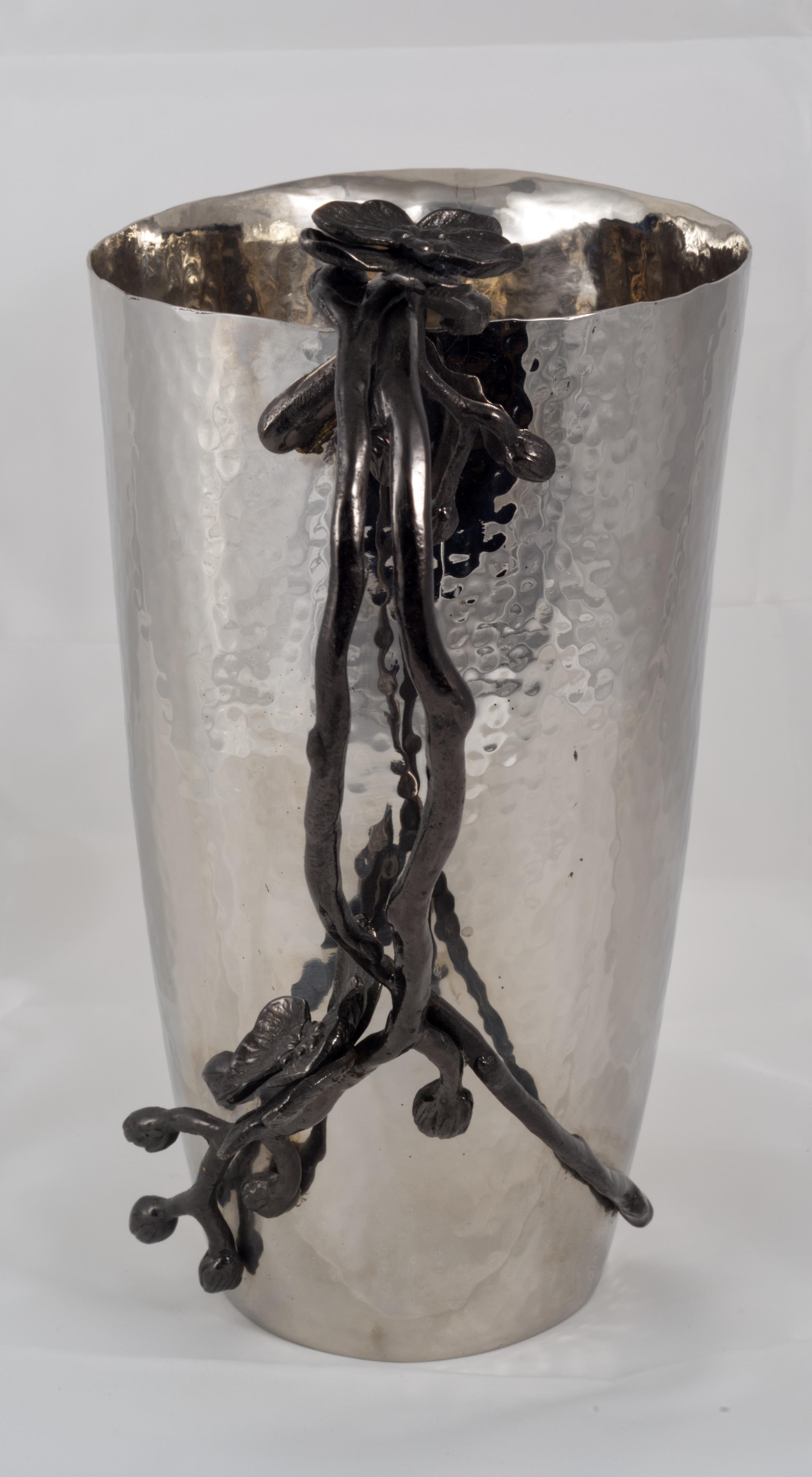 Jarra Orquídea Negra Michael Aram Art Nouveau en venta