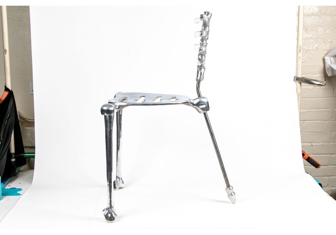 20th Century Michael Aram Cast Aluminum Skeleton Chair