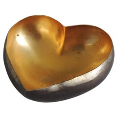 Michael Aram Heart Shape Decorative Metal Trinket Dish