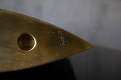 Michael Aram - Porte-bougies sculptural moderne d'origine en bronze et laiton