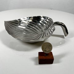 Michael Aram Polished Silver Leaf Decorative Candy Dish