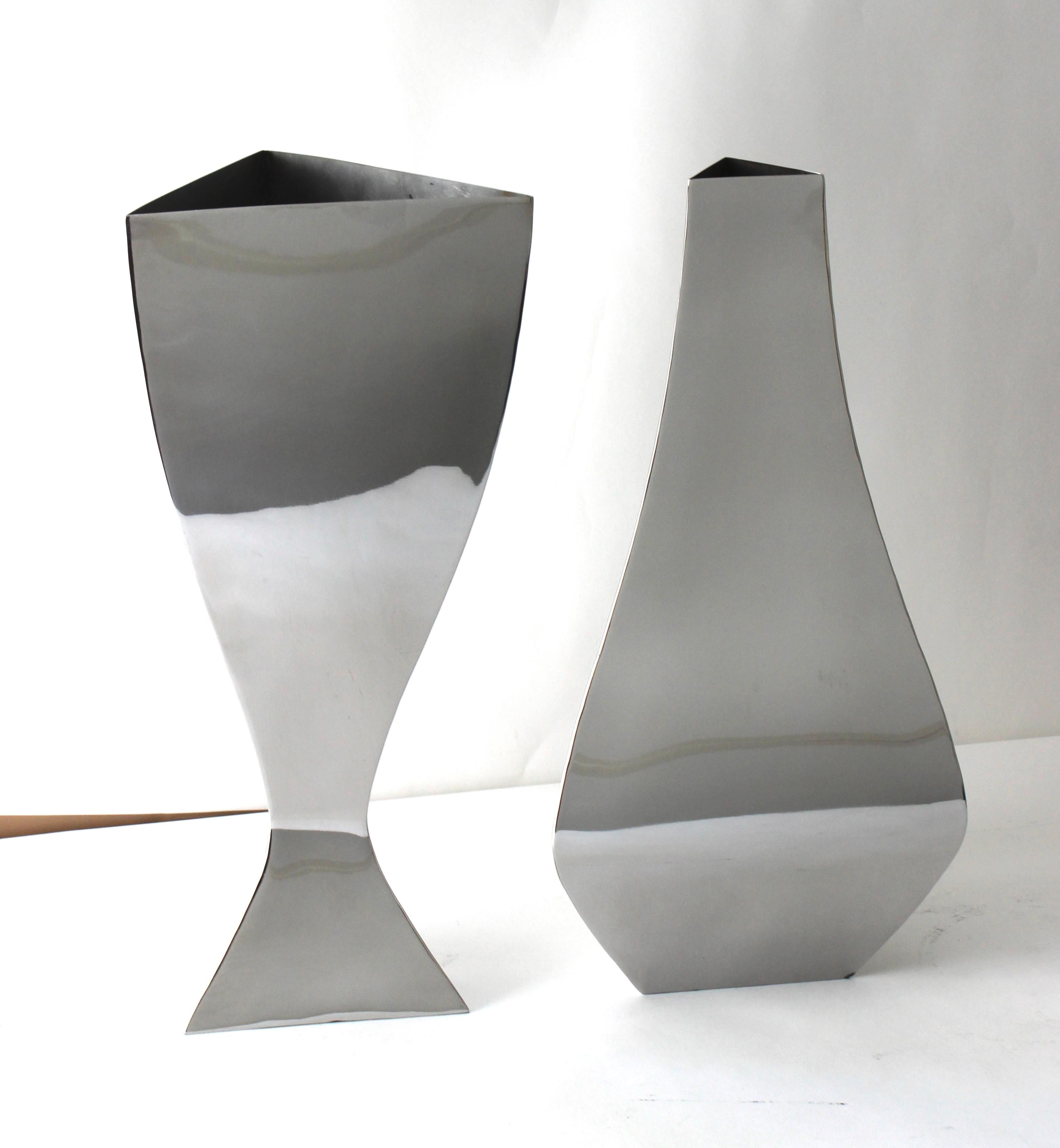 stainless steel vases