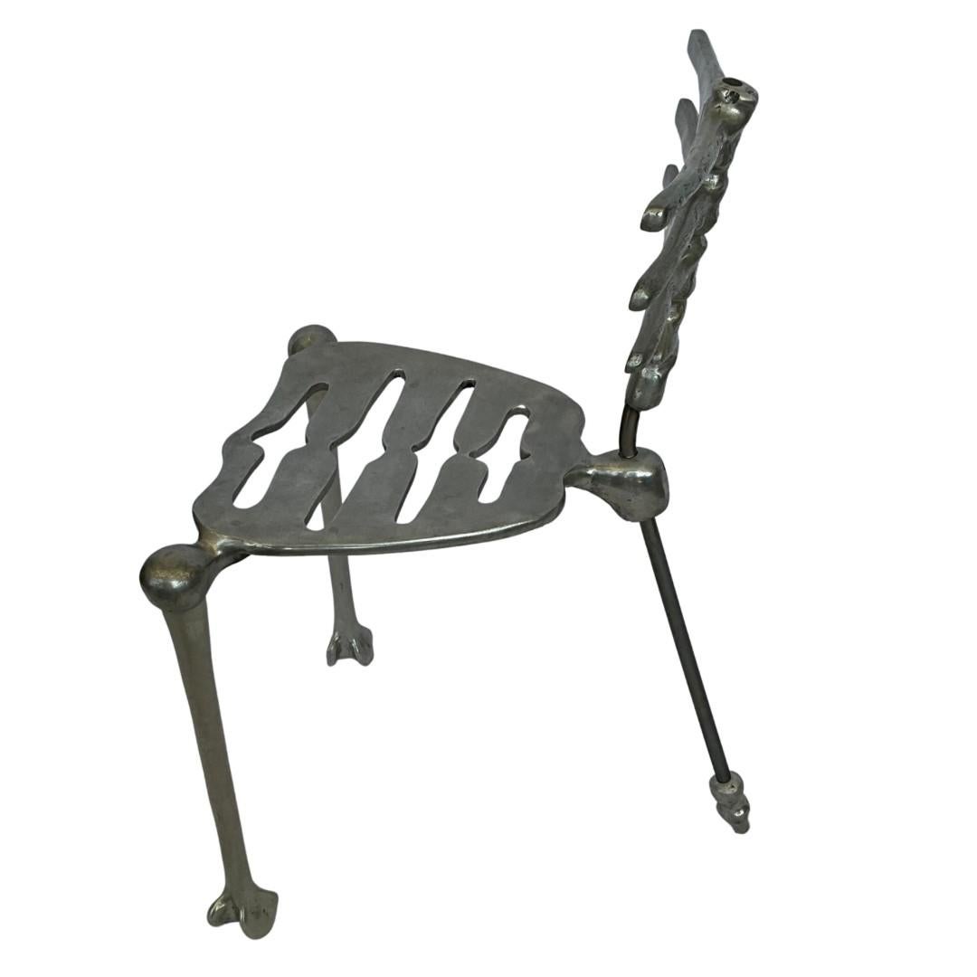 American Michael Aram Signed Skeleton Chair Early Production For Sale
