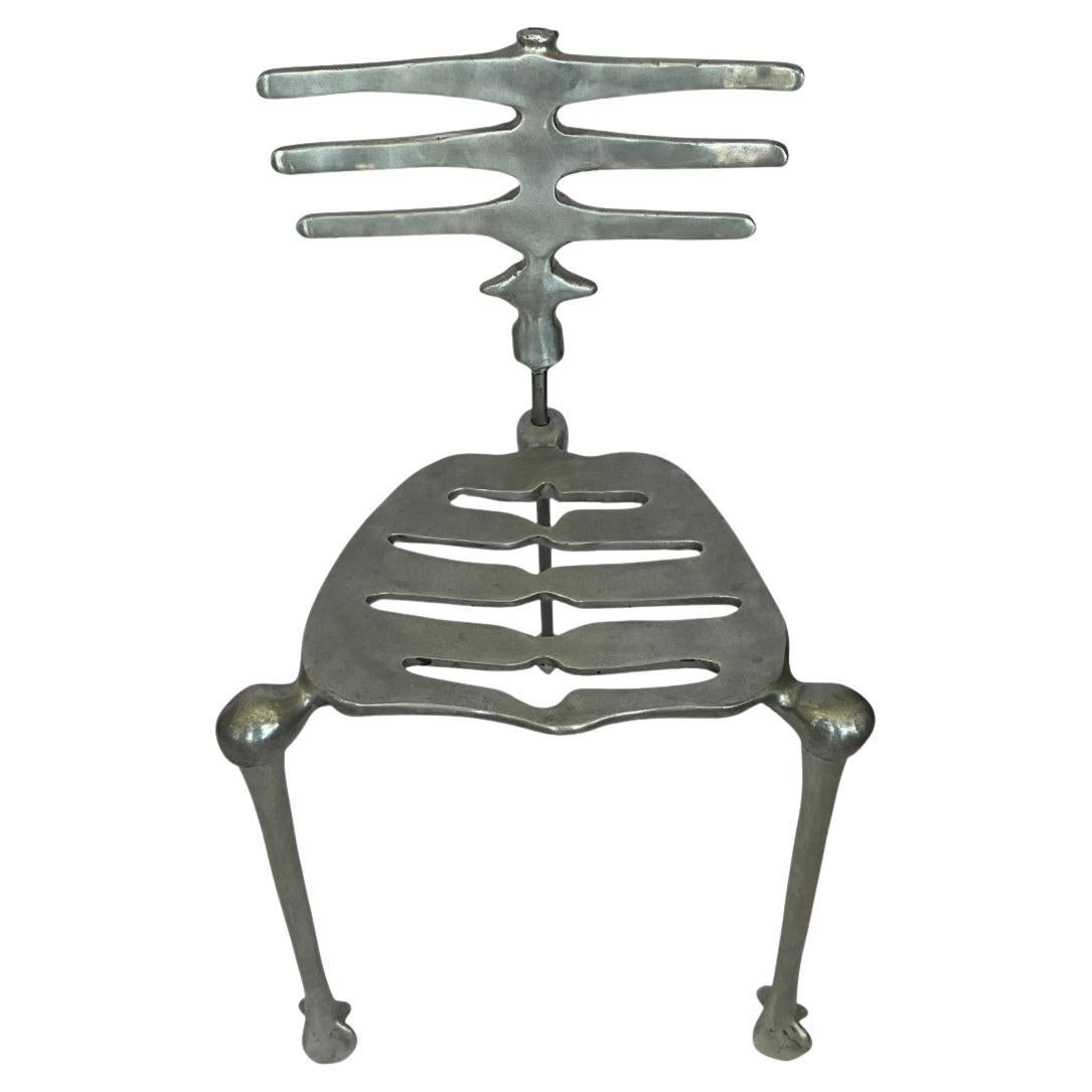 Michael Aram Signed Skeleton Chair Early Production For Sale