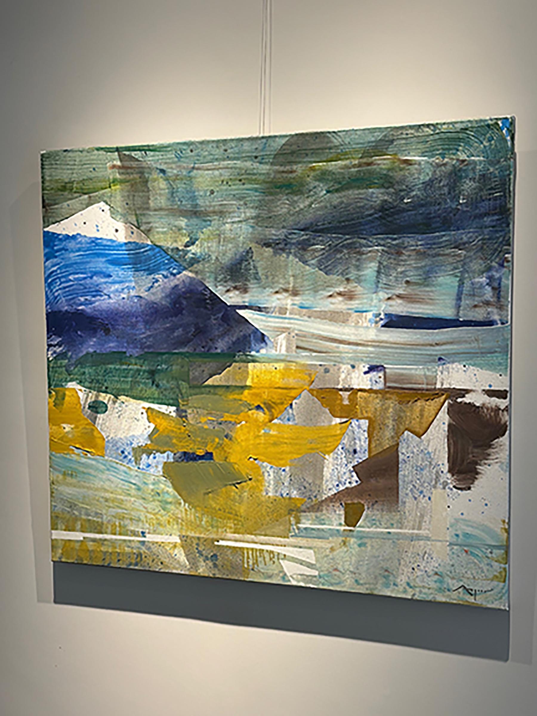 Gamma costiera - Abstract Painting Beige di Michael Azgour