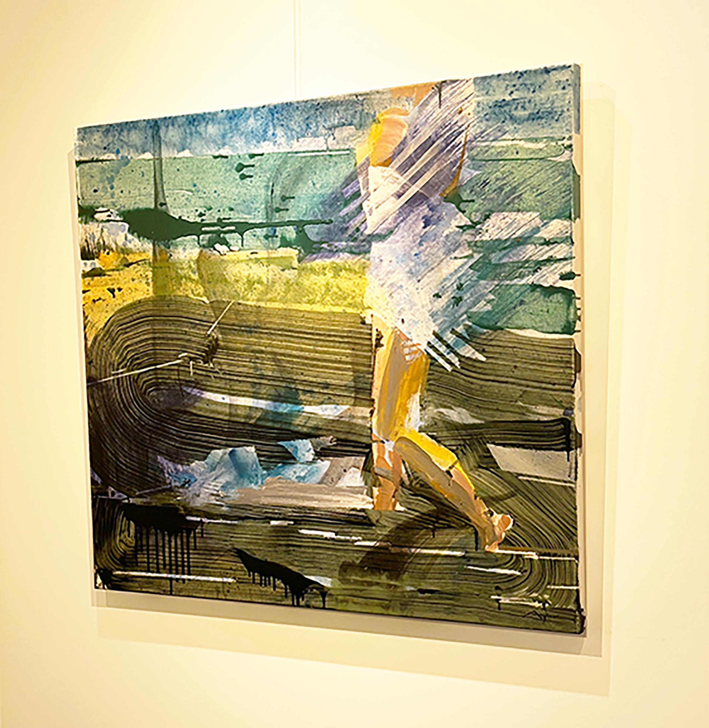 Donna con scialle - Painting di Michael Azgour