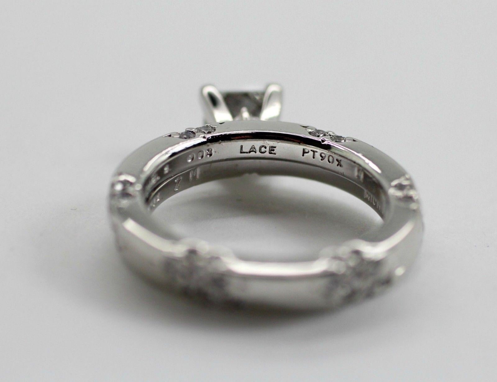 Women's or Men's Michael B Diamond Princess Cut 