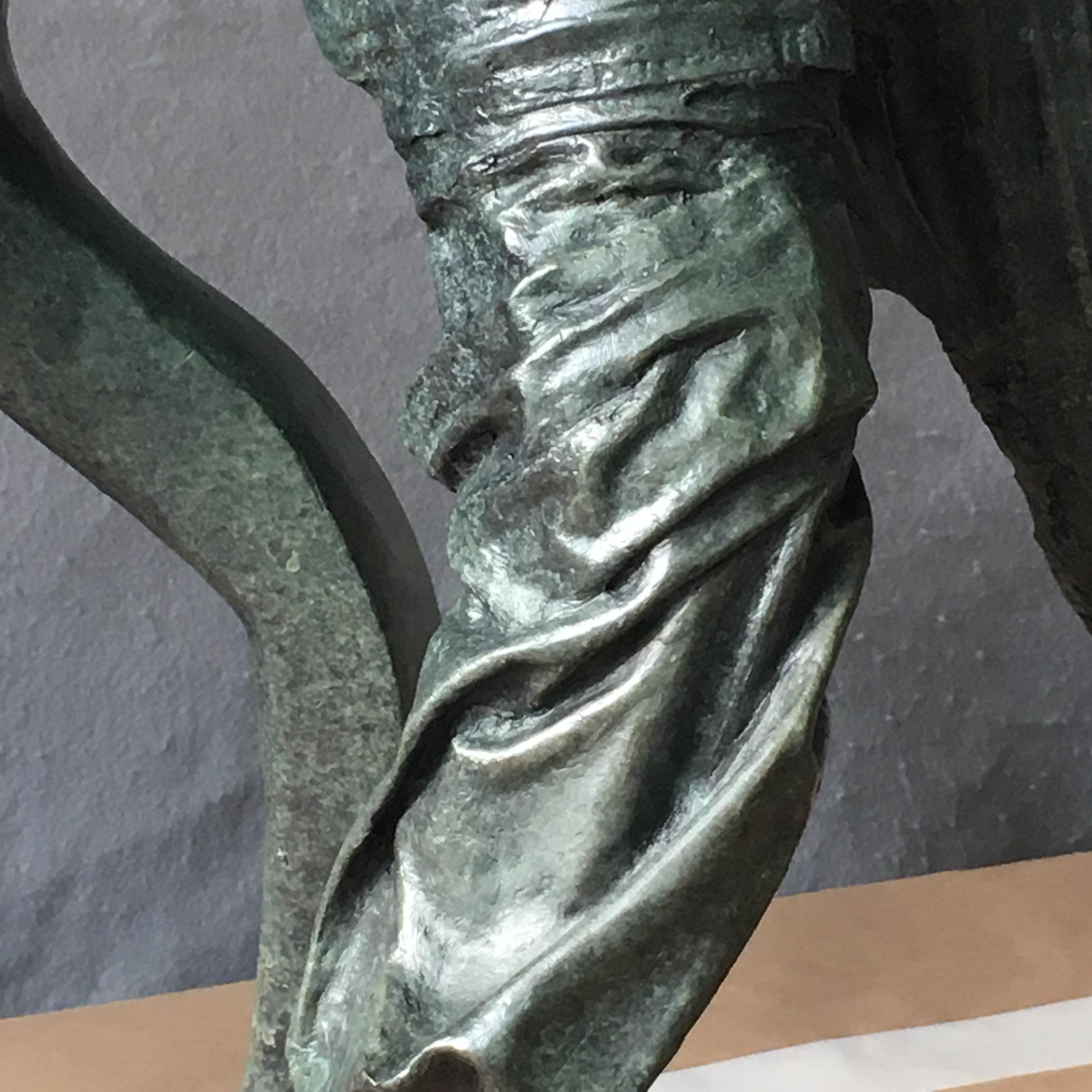 A bronze sculpture of Don Quixote's horse, 